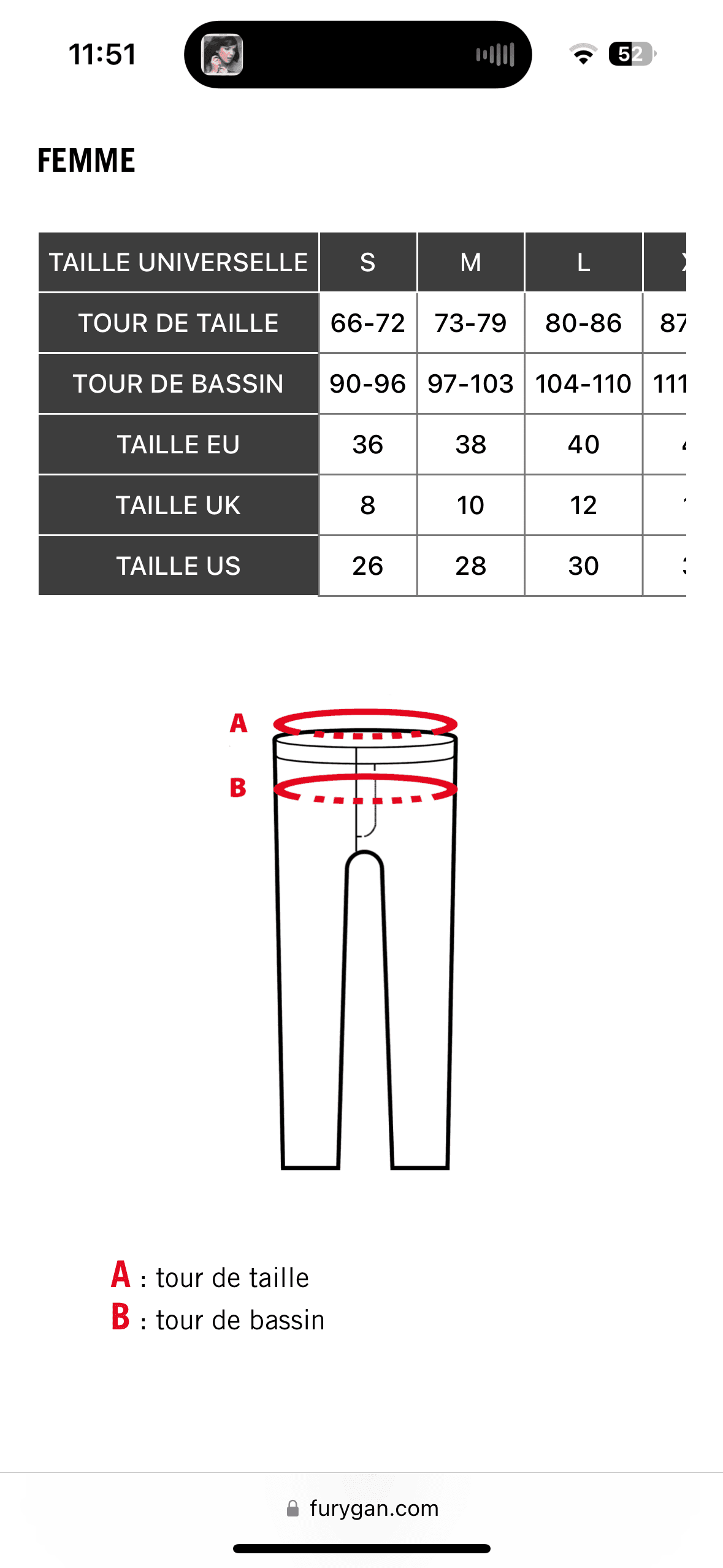 Pantalon femme Furygan