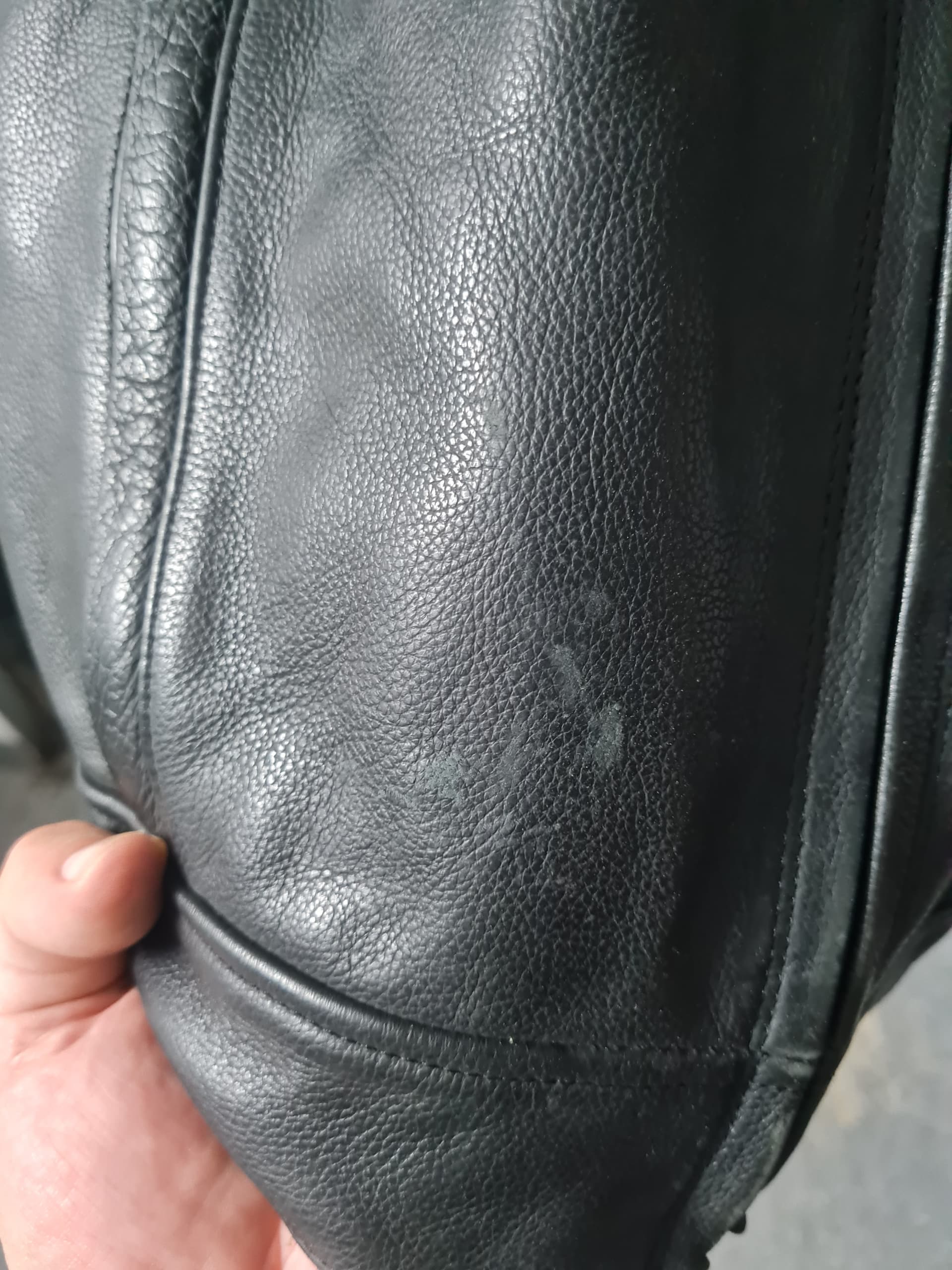 Blouson moto en Cuir ixon - Taille : 5XL — photo 4/5