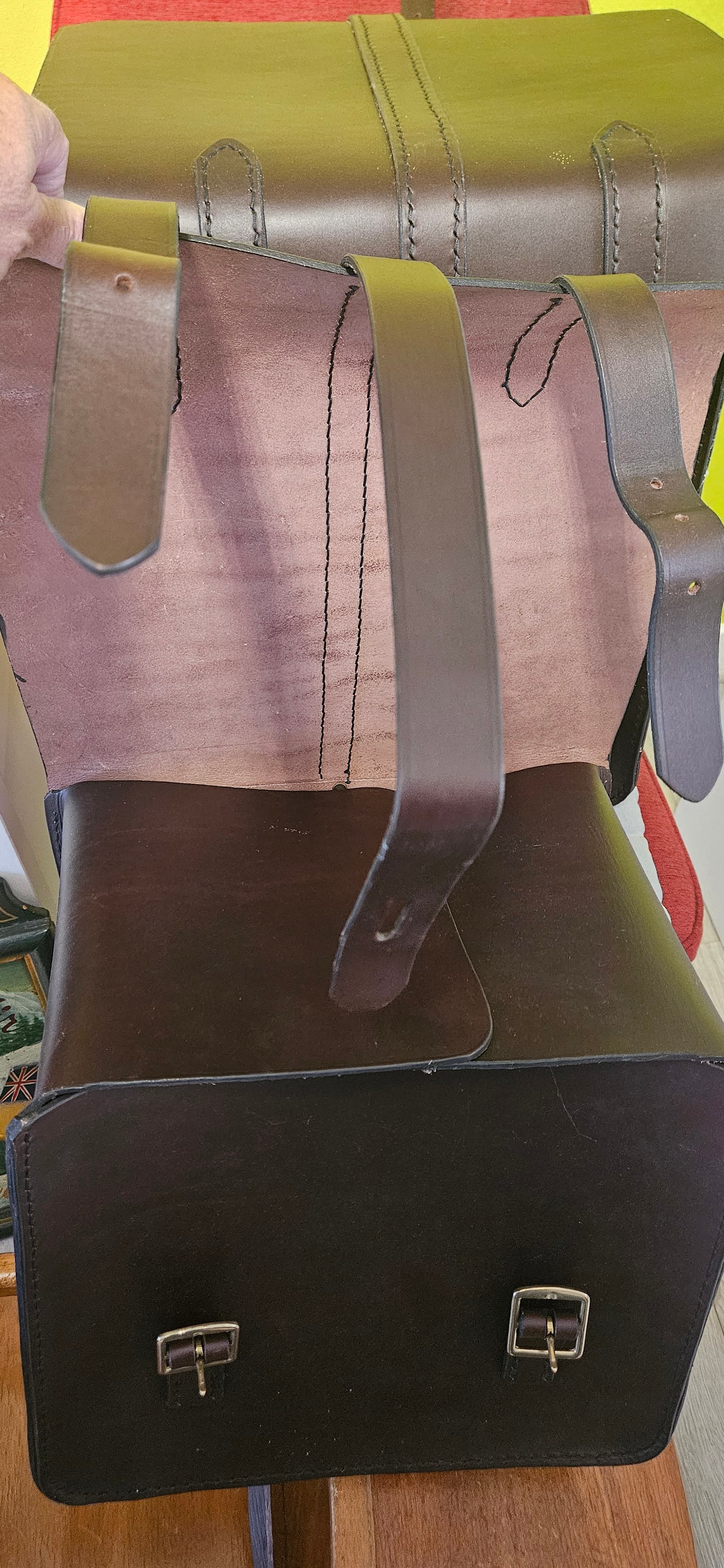 Sacoches moto cuir — photo 4/5