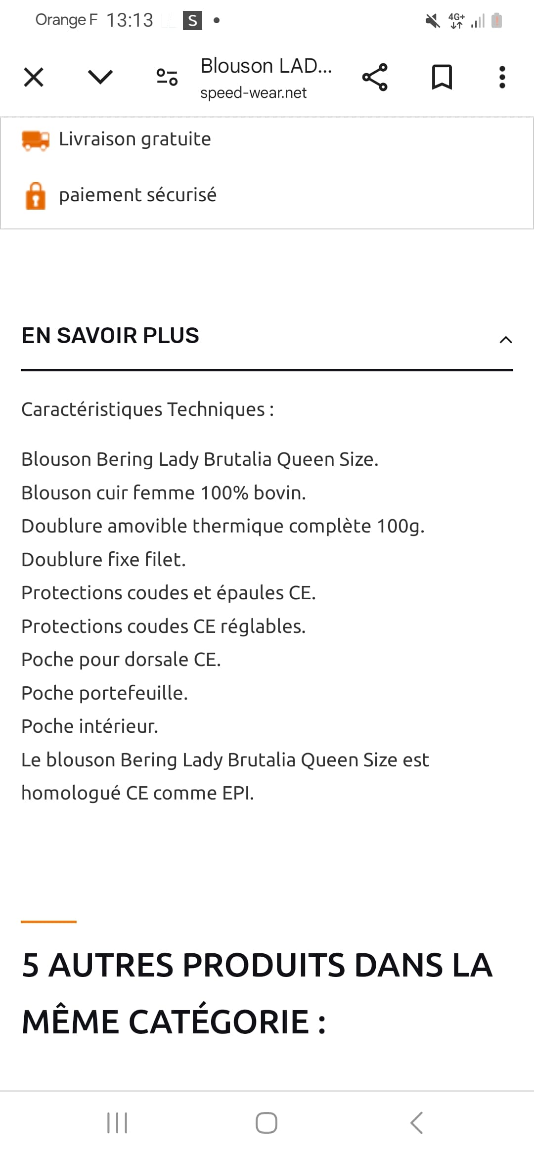 Cuir femme brutalia — photo 4/5
