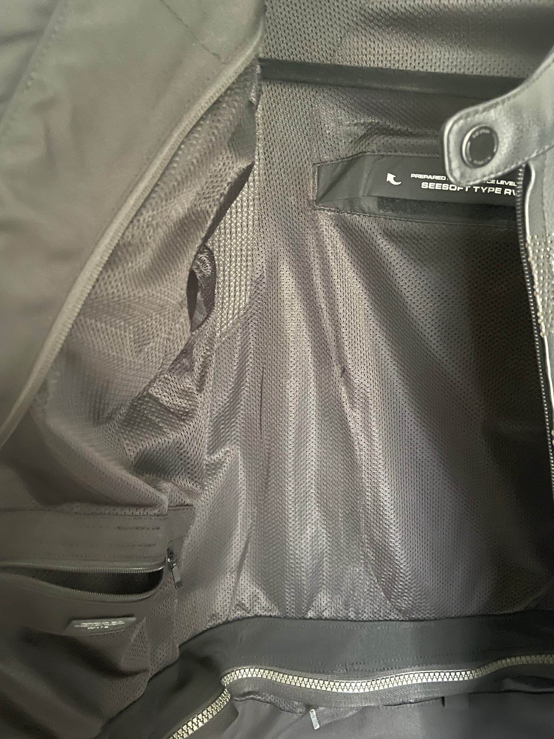 Blouson en cuir Rev It modele convex — photo 3/4