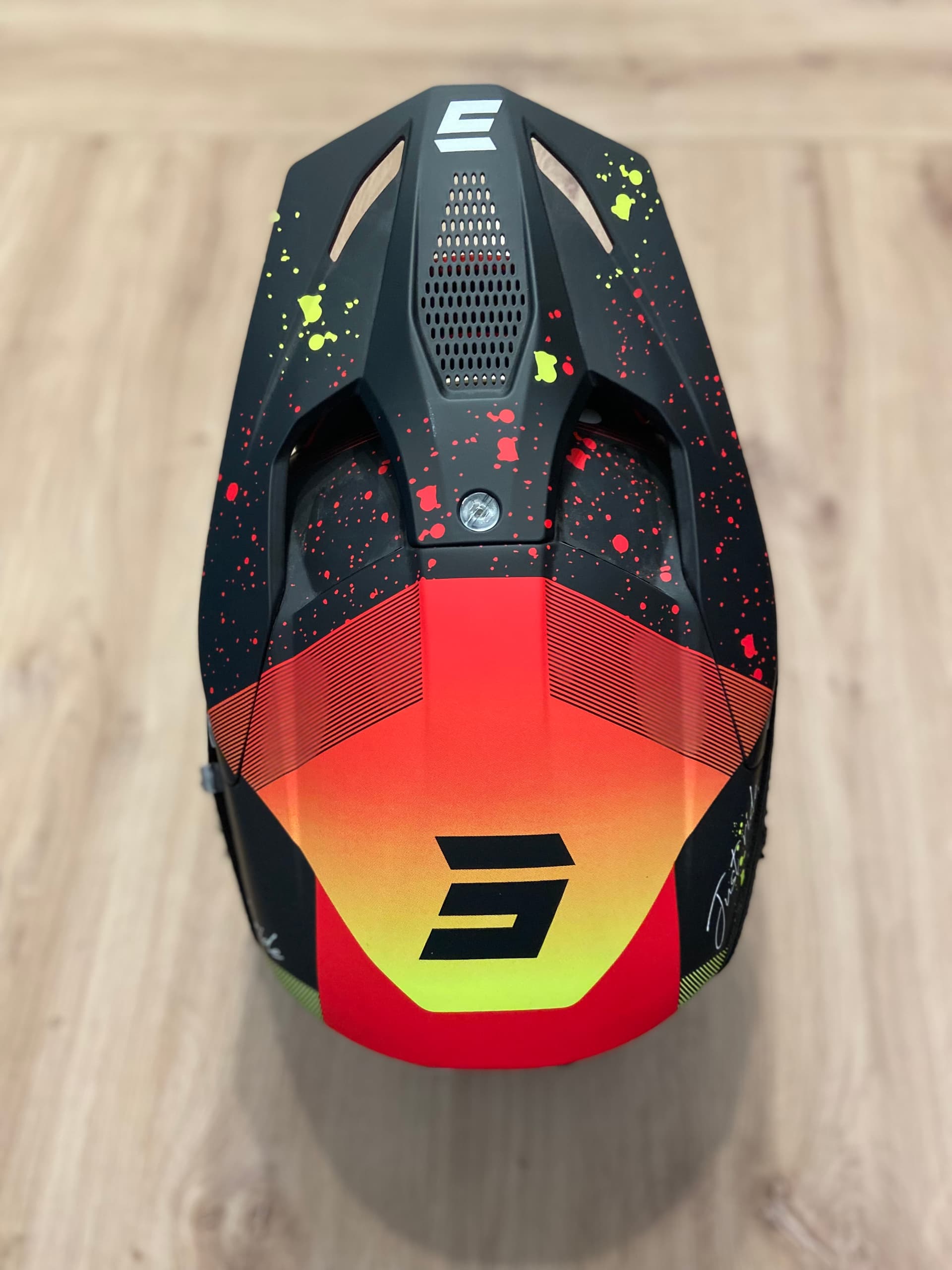 Casque Moto Cross Shot Race Gear Furious Matrix Taille M avec lunettes Shot — photo 3/5