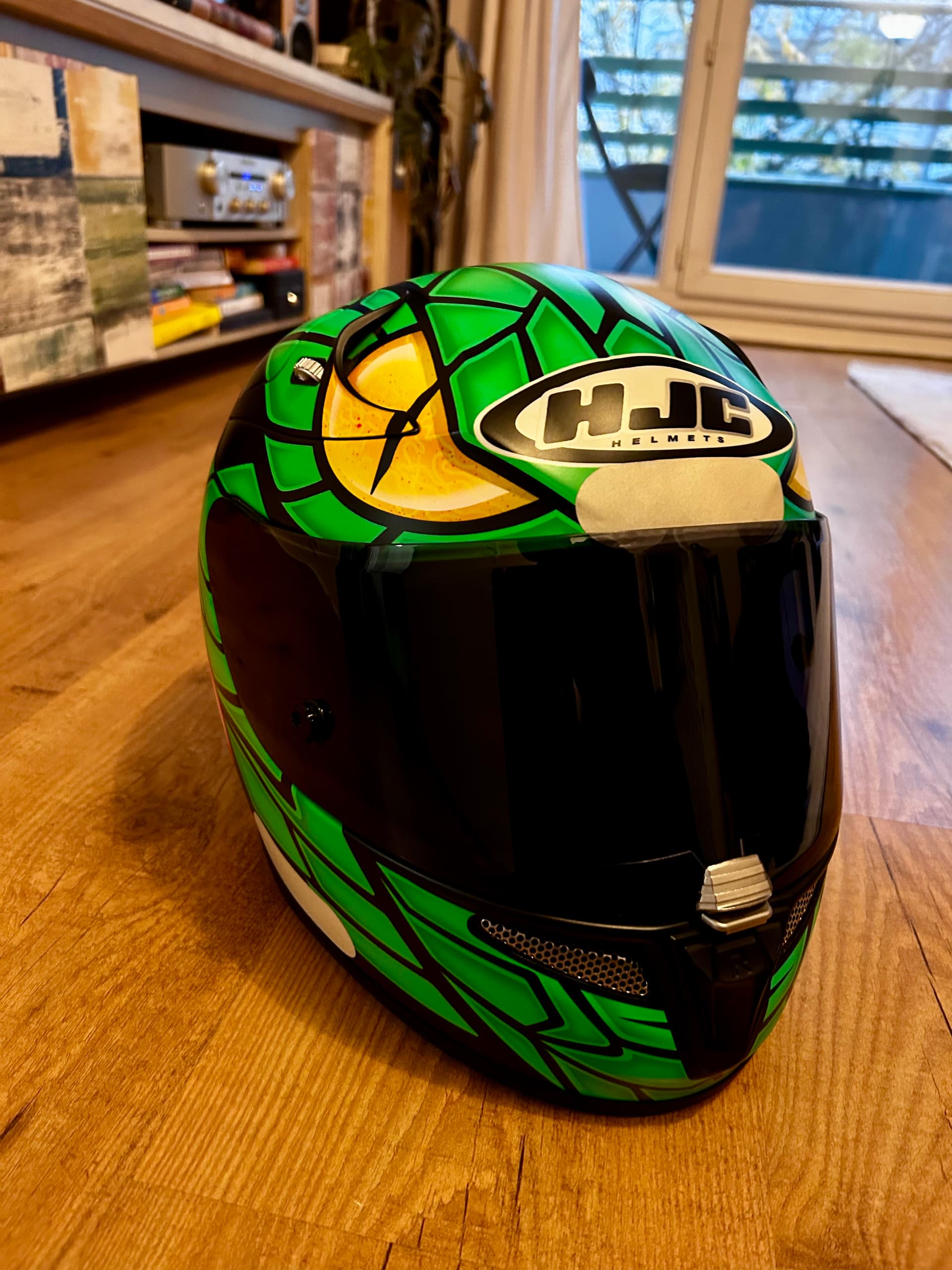 Casque Intégrale Hjc Jorge Lorenzo comme neuf — photo 3/3