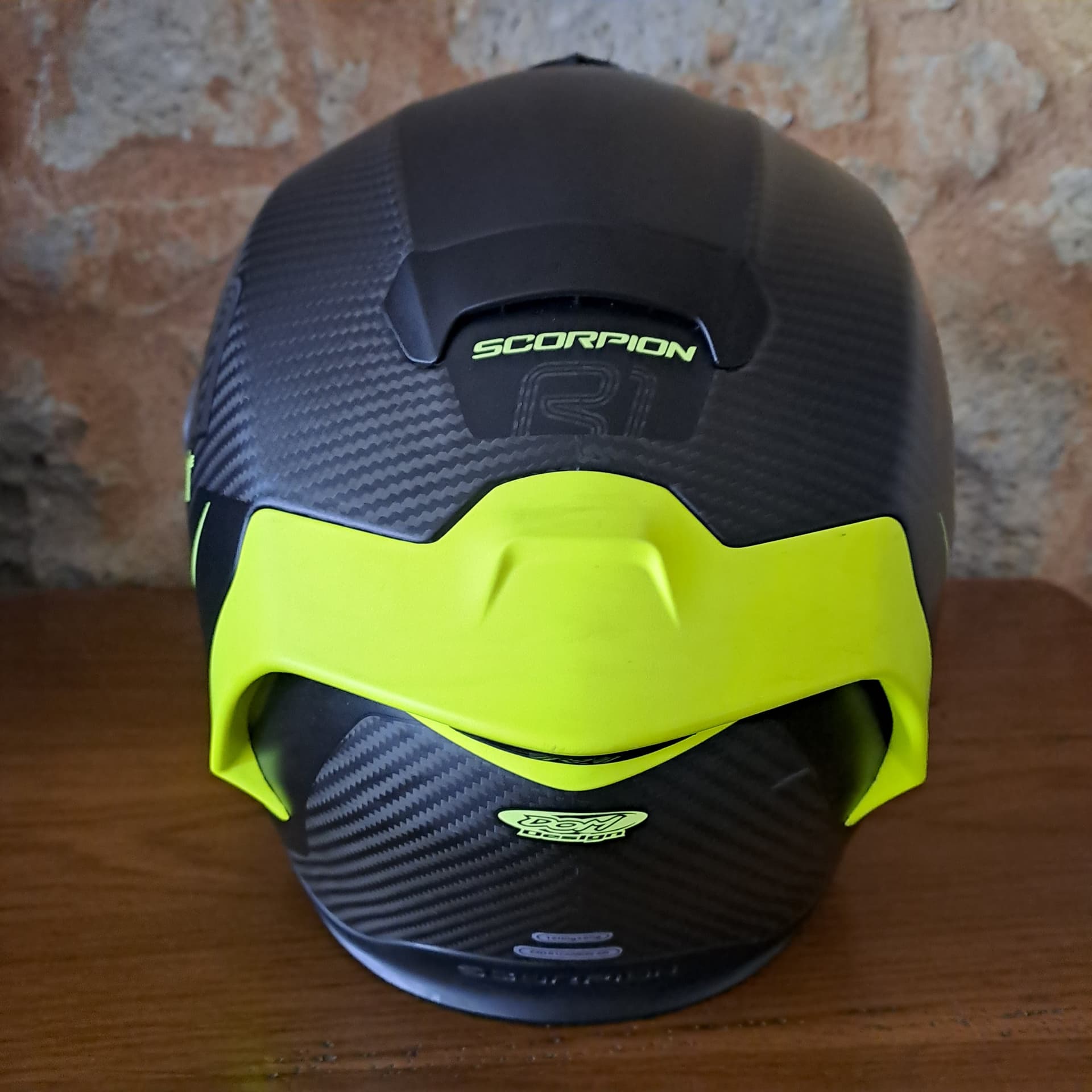 Casque SCORPION EXO-R1 CARBON AIR CORPUS II taille L — photo 3/5