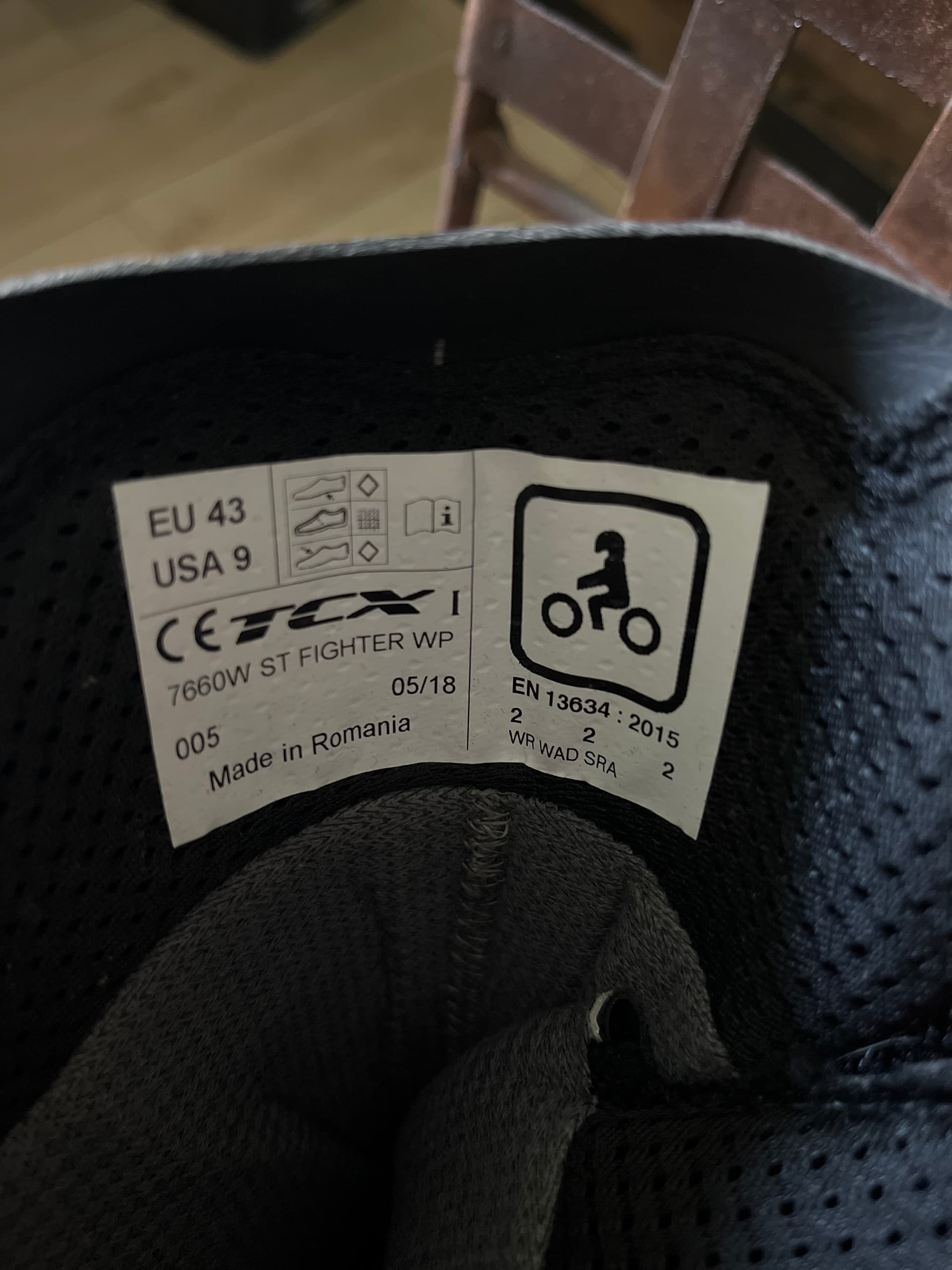 Bottes moto TCX taille 43 — photo 3/3