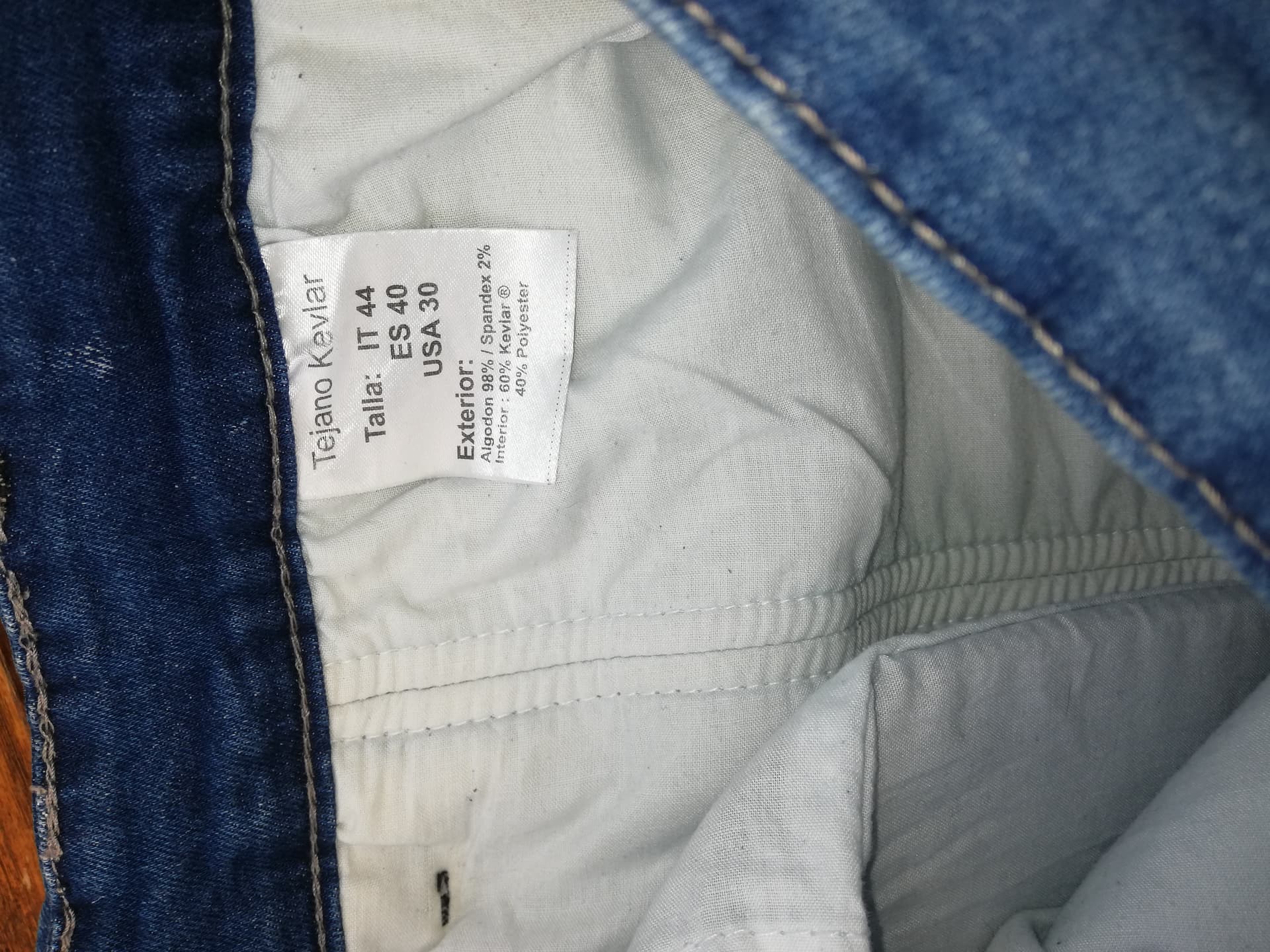 Jeans moto homme — photo 3/3