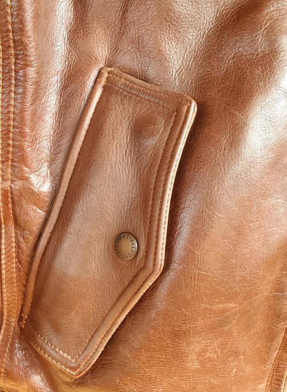 🏍 Veste moto en cuir marron Helstons — photo 15/15