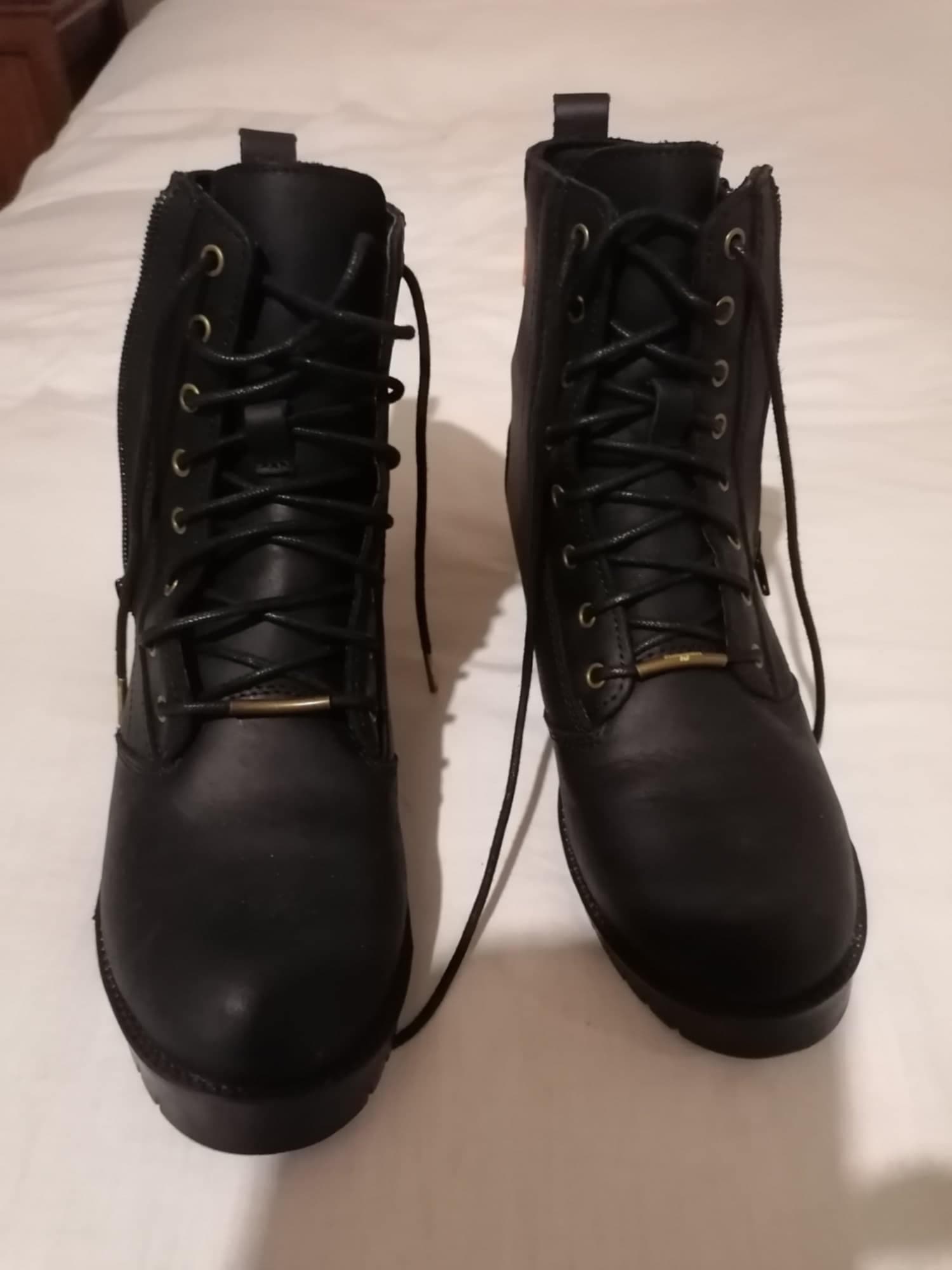 Demi bottes furygan Janis tout cuir — photo 2/3