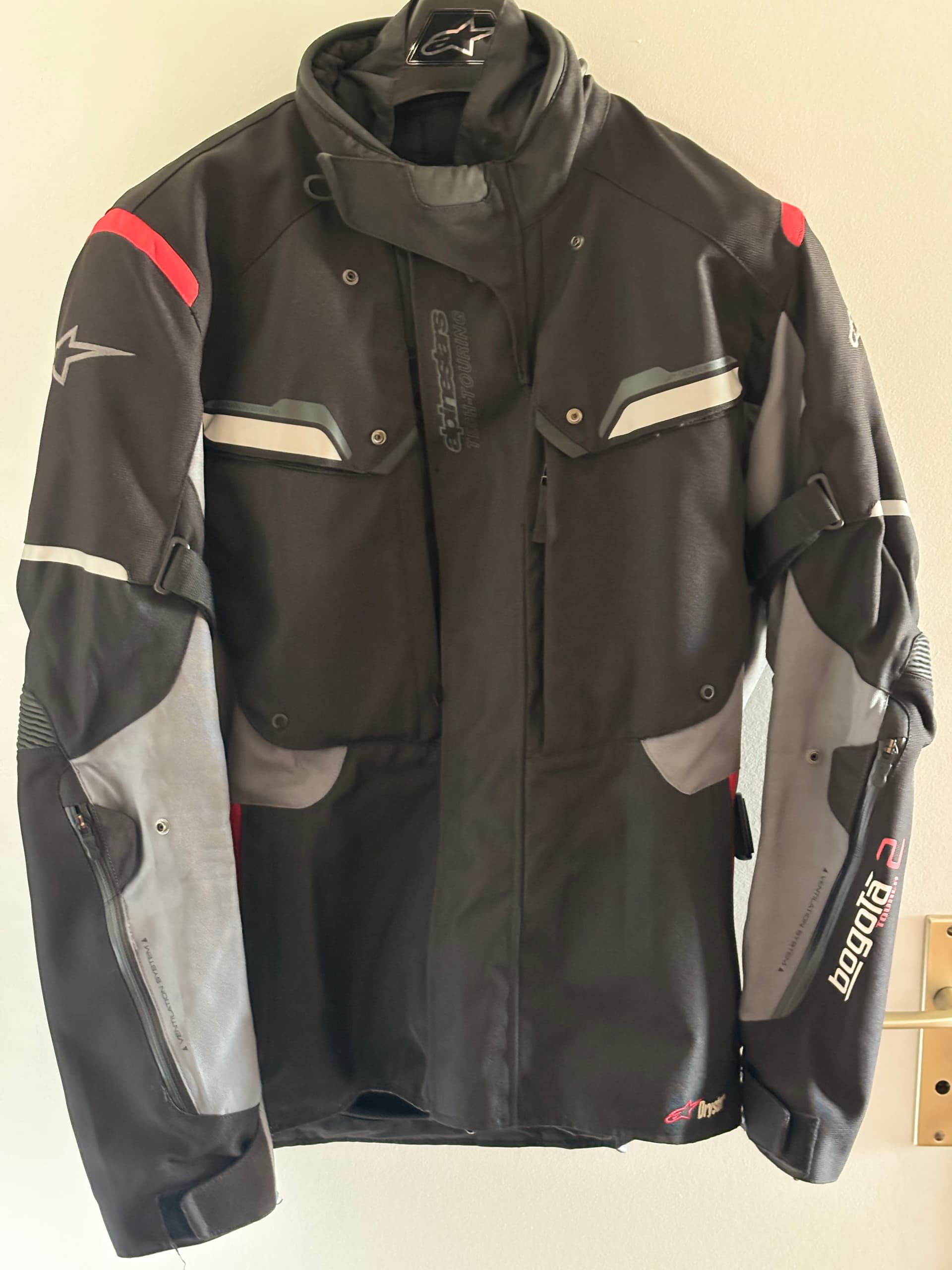 Blouson Alpinestars bogotá v2 drystar black / dark grey — photo 2/5