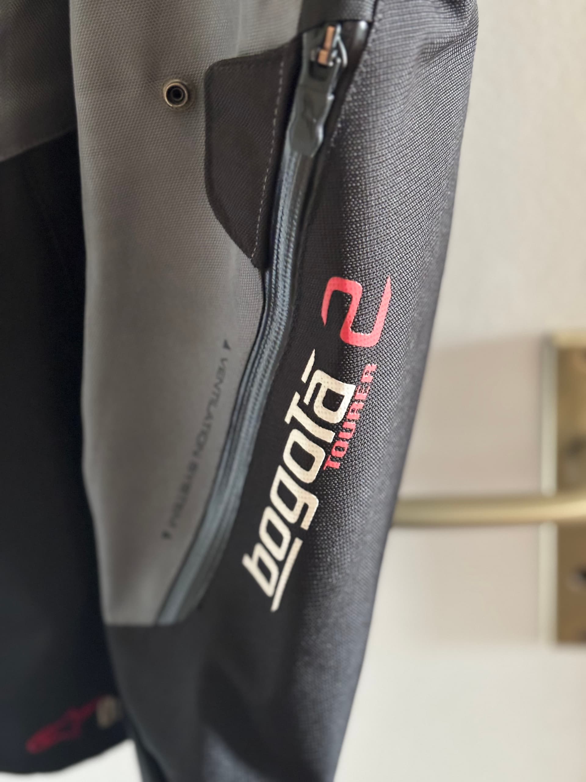 Blouson Alpinestars bogotá v2 drystar black / dark grey — photo 3/5