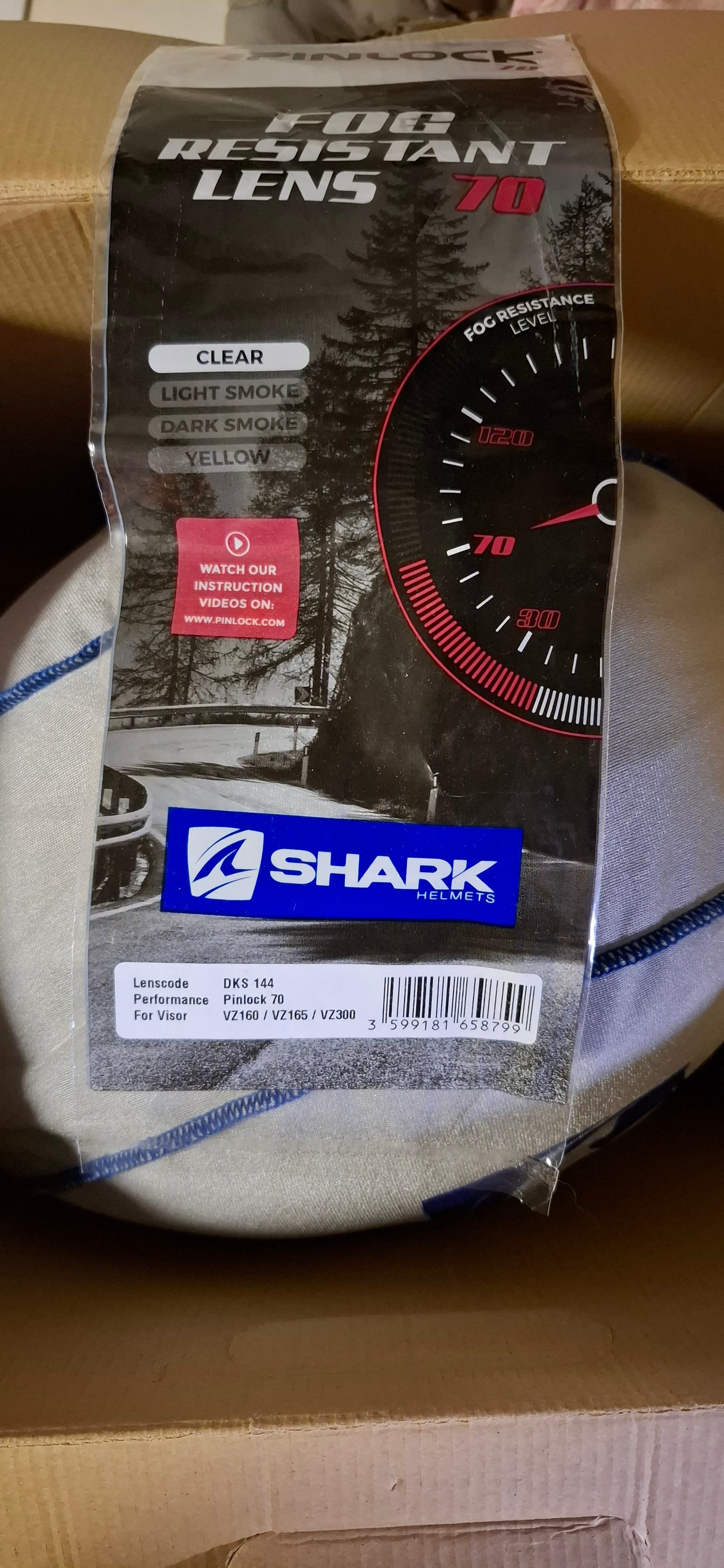Casque moto Shark D-Skwal 2 Blank Noir Mat — photo 3/5