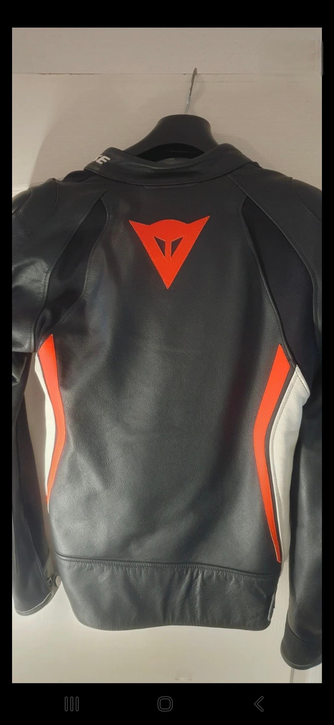 Cuir moto Dainese Blanc/Rouge/Noir — photo 2/5