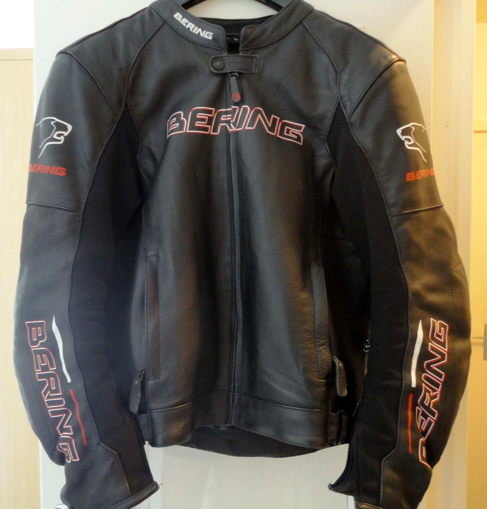 Blouson cuir moto Bering — photo 1/3