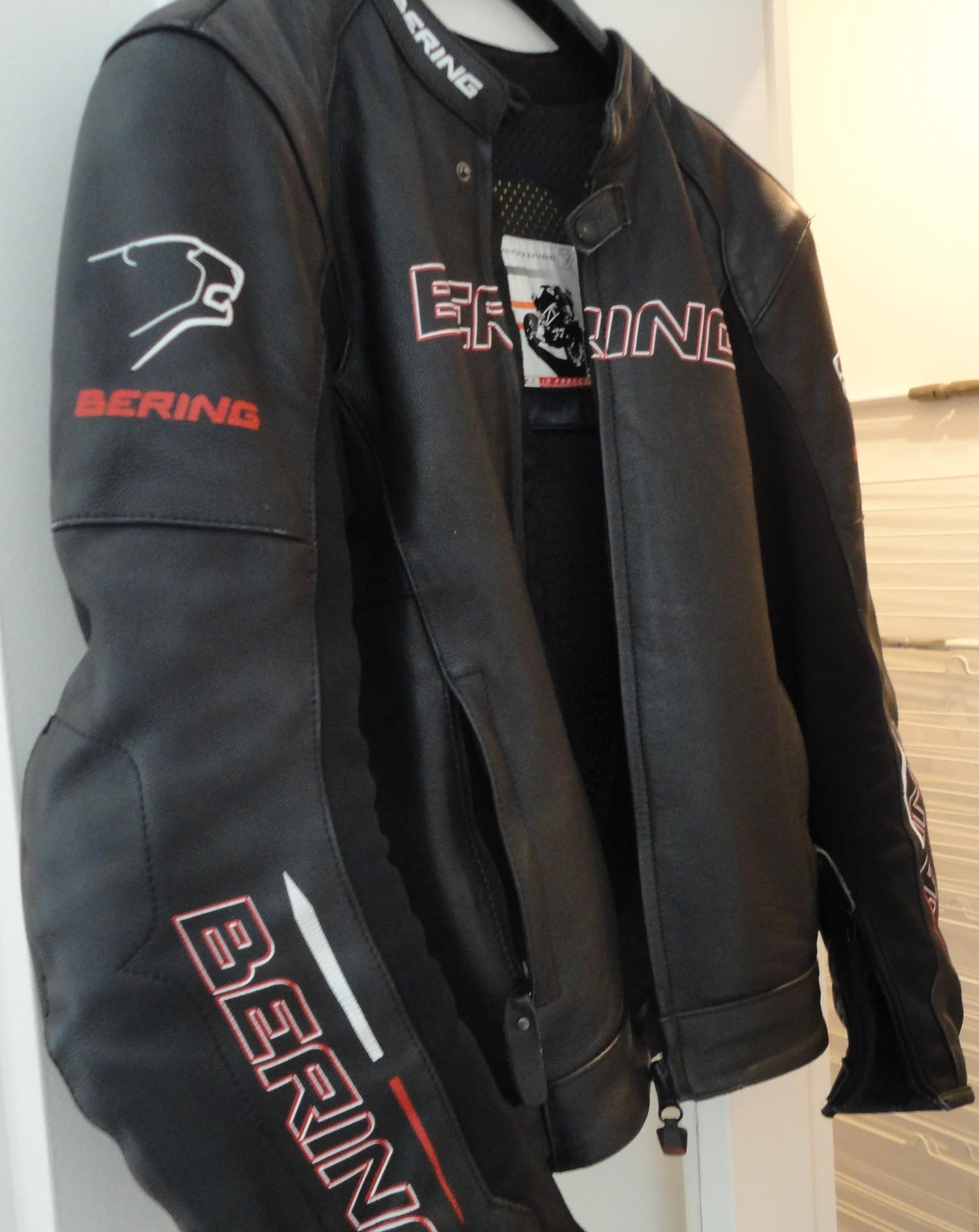 Blouson cuir moto Bering — photo 3/3