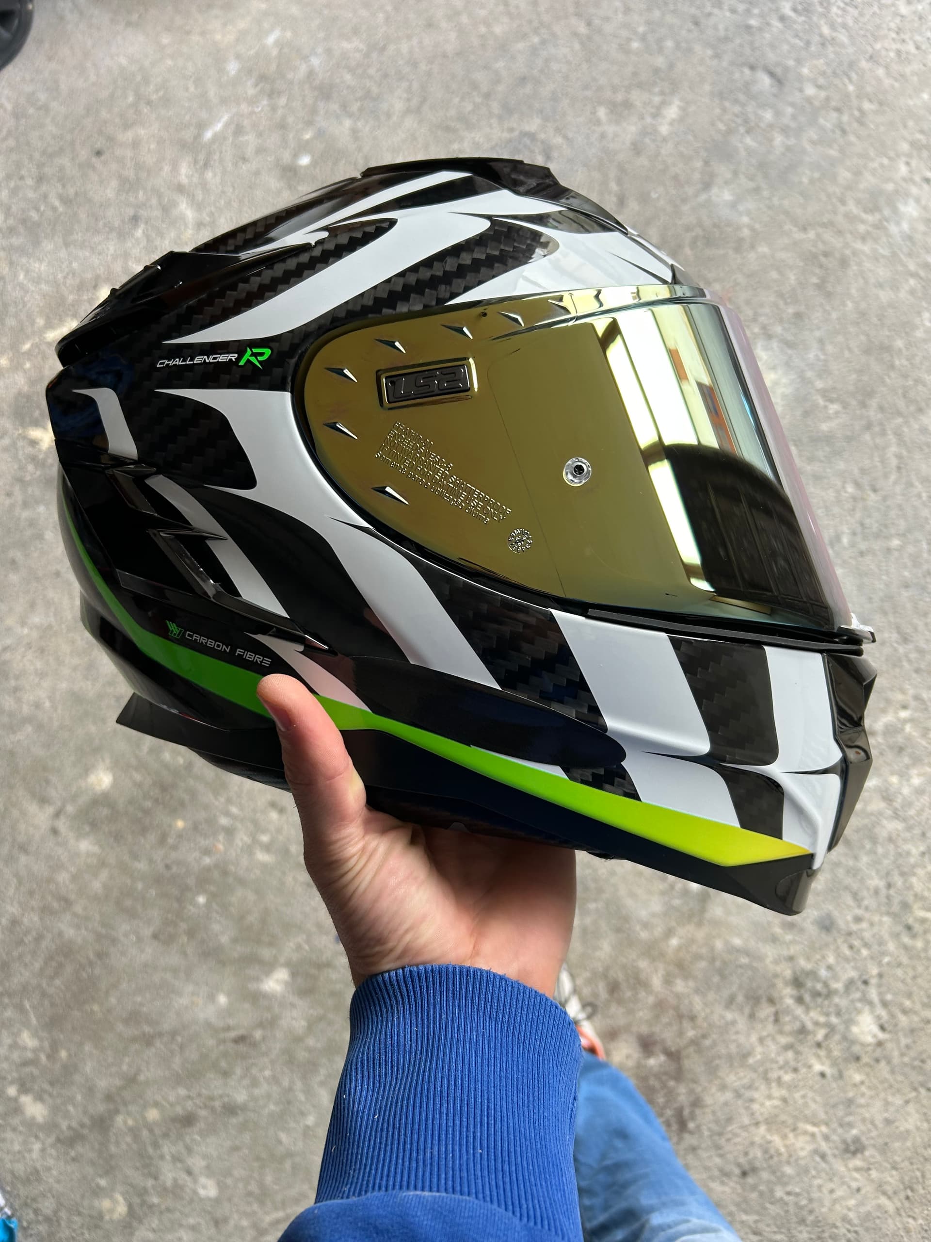 Casque ls2 carbon