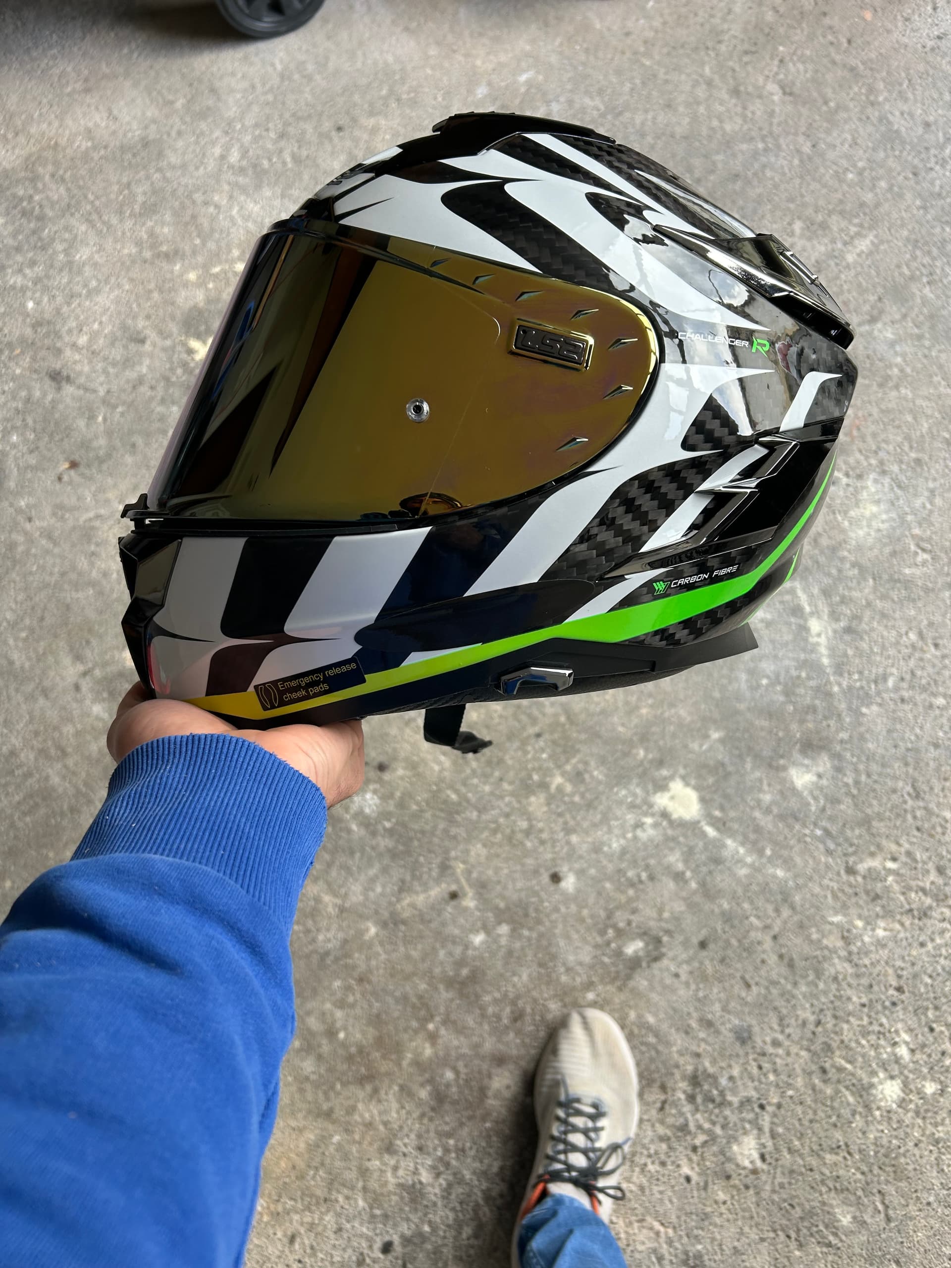 Casque ls2 carbon — photo 4/5