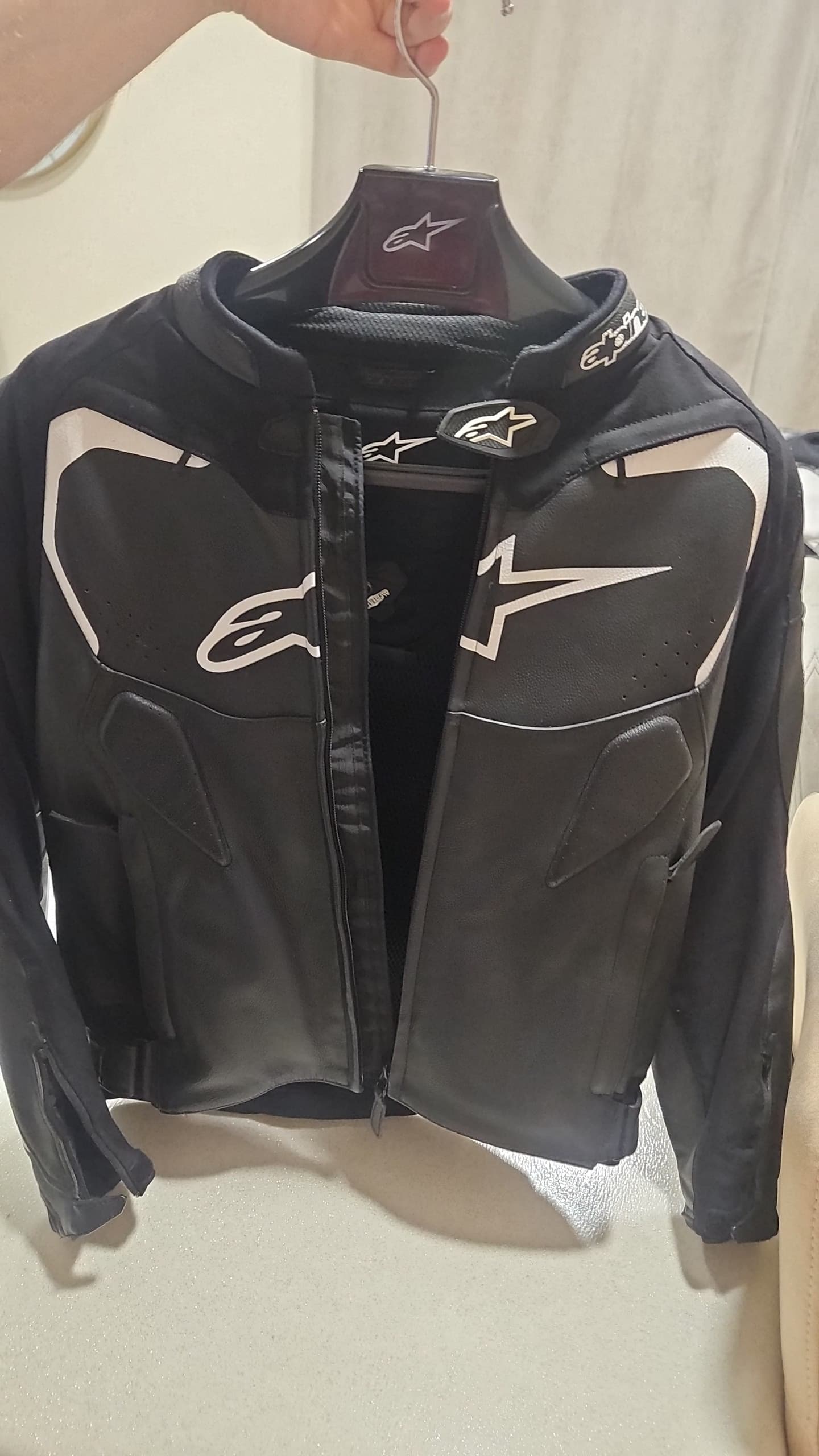 Manteau cuir homme