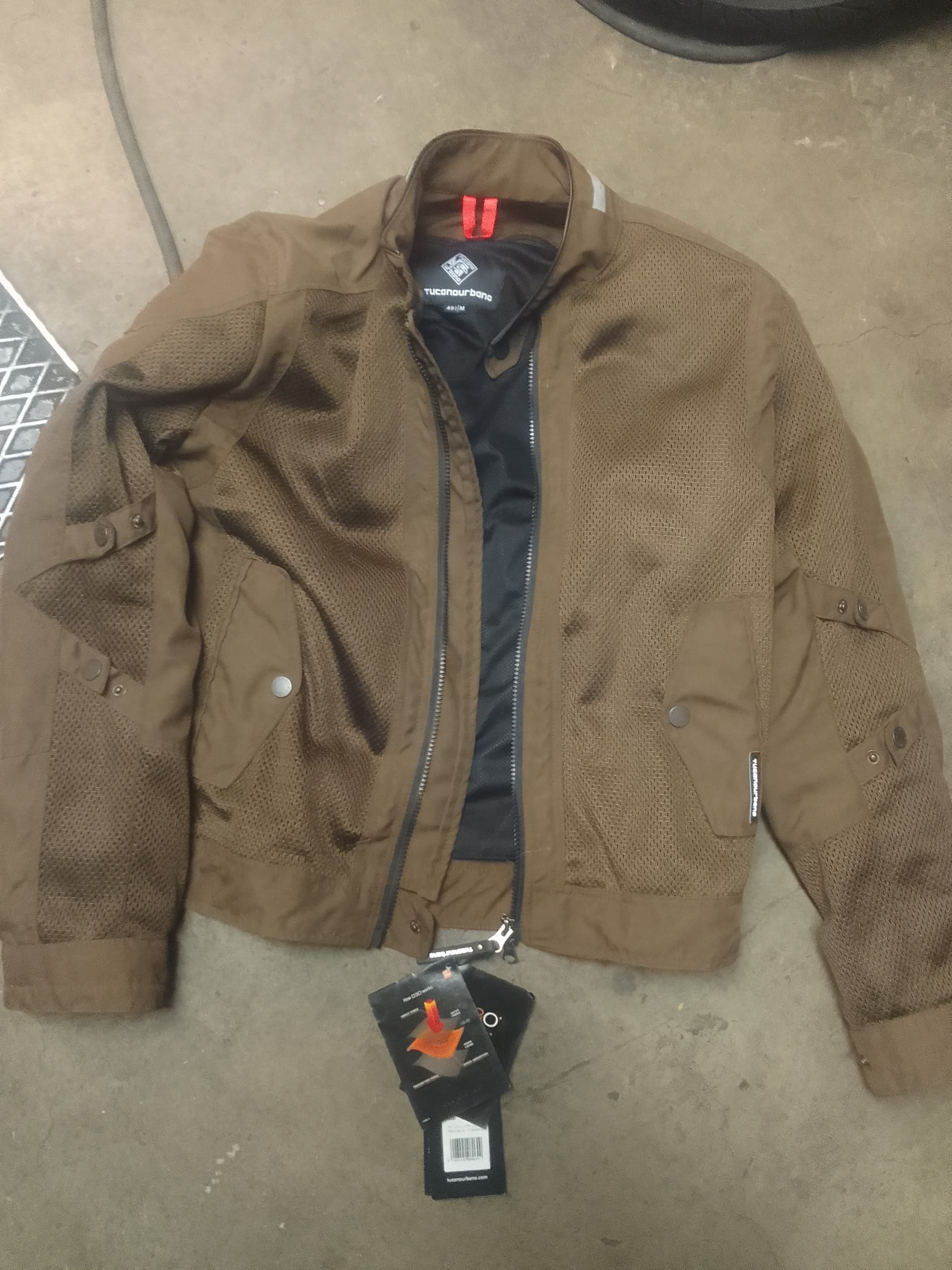 Veste moto tucano t.m neuf