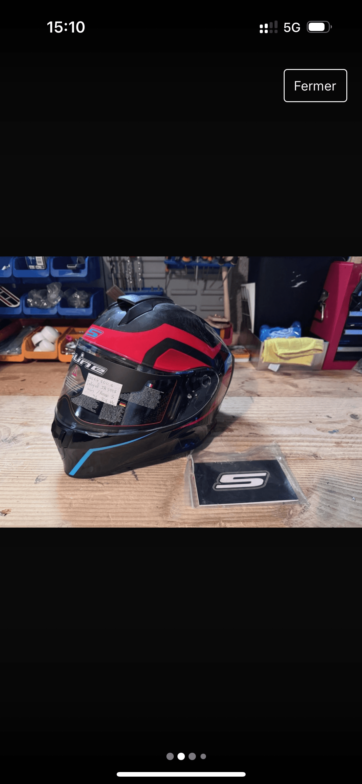 Casque intégral S-Line S445 - Taille YL (47-48 cms) - Neuf