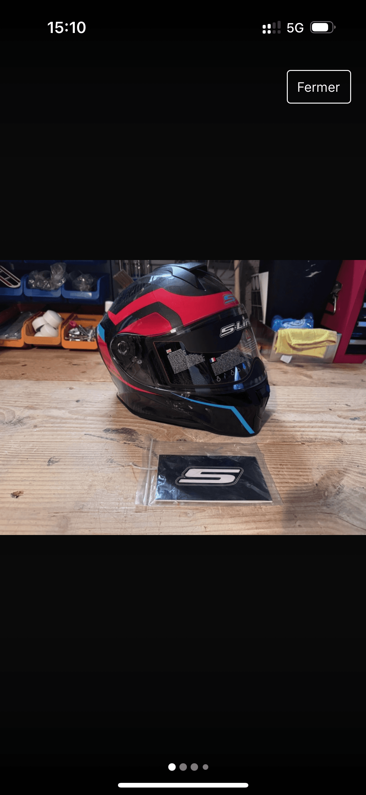 Casque intégral S-Line S445 - Taille YL (47-48 cms) - Neuf — photo 2/4