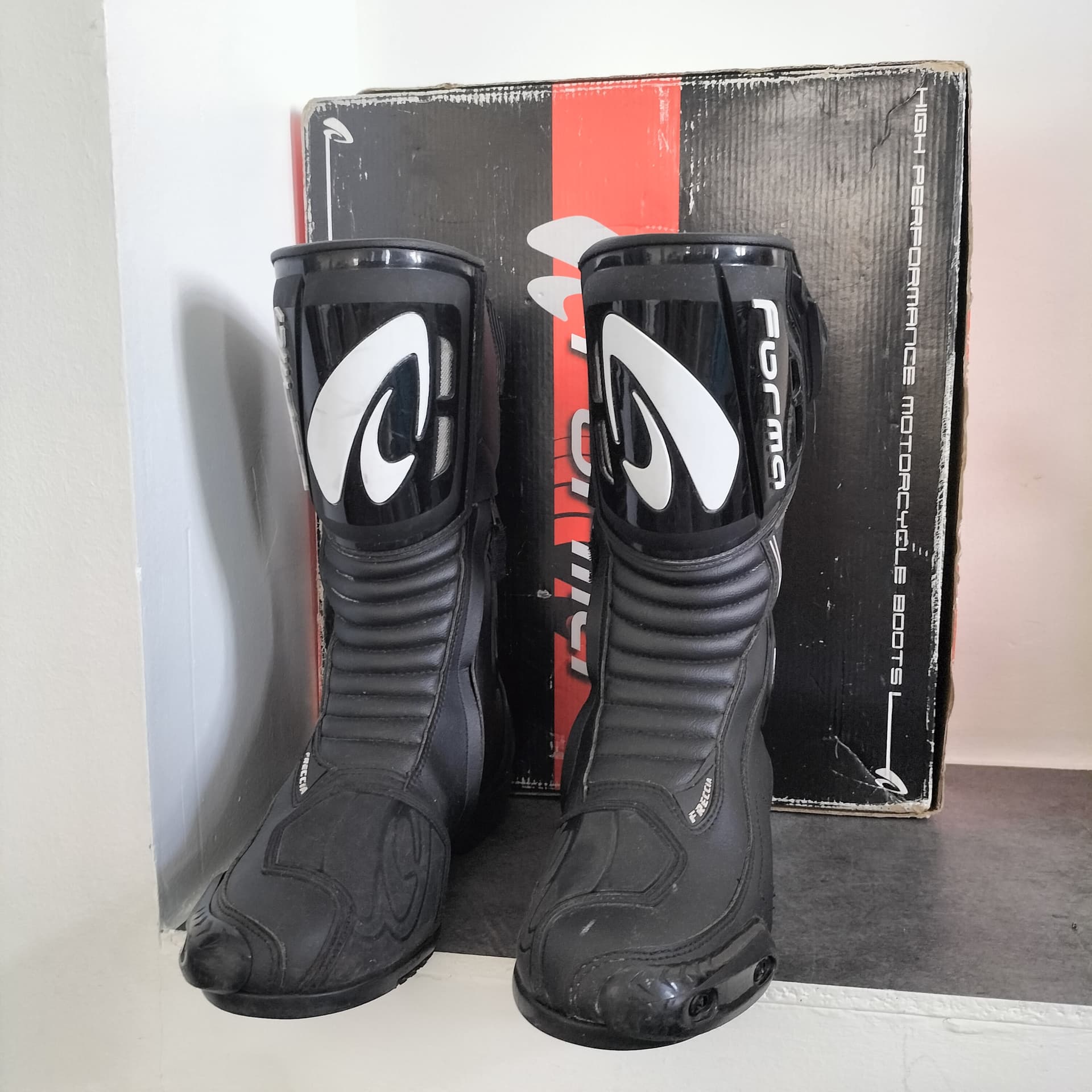 Botte moto cuir noir homme taille 42 - Forma — photo 2/4
