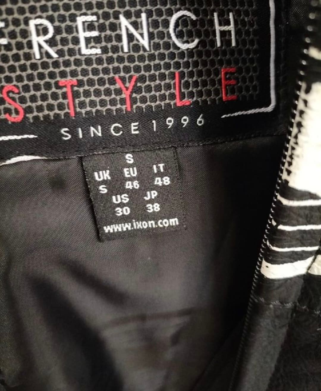 Blouson moto cuir noir homme taille S - IXON — photo 2/2