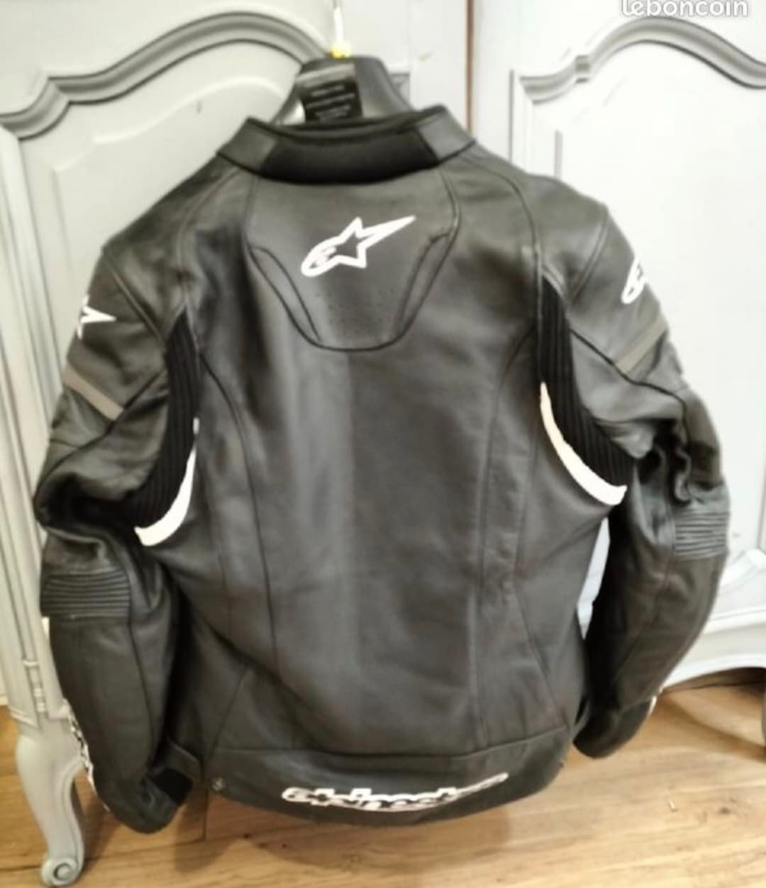 Blouson moto cuir femme noir - Alpinestars — photo 2/3