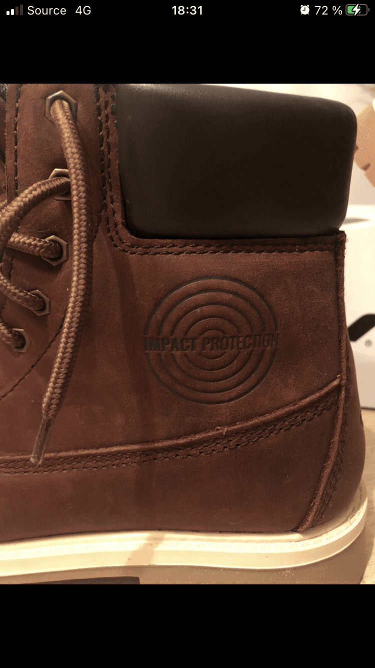 Bottines femme cuir textile IXON bordeaux — photo 5/5