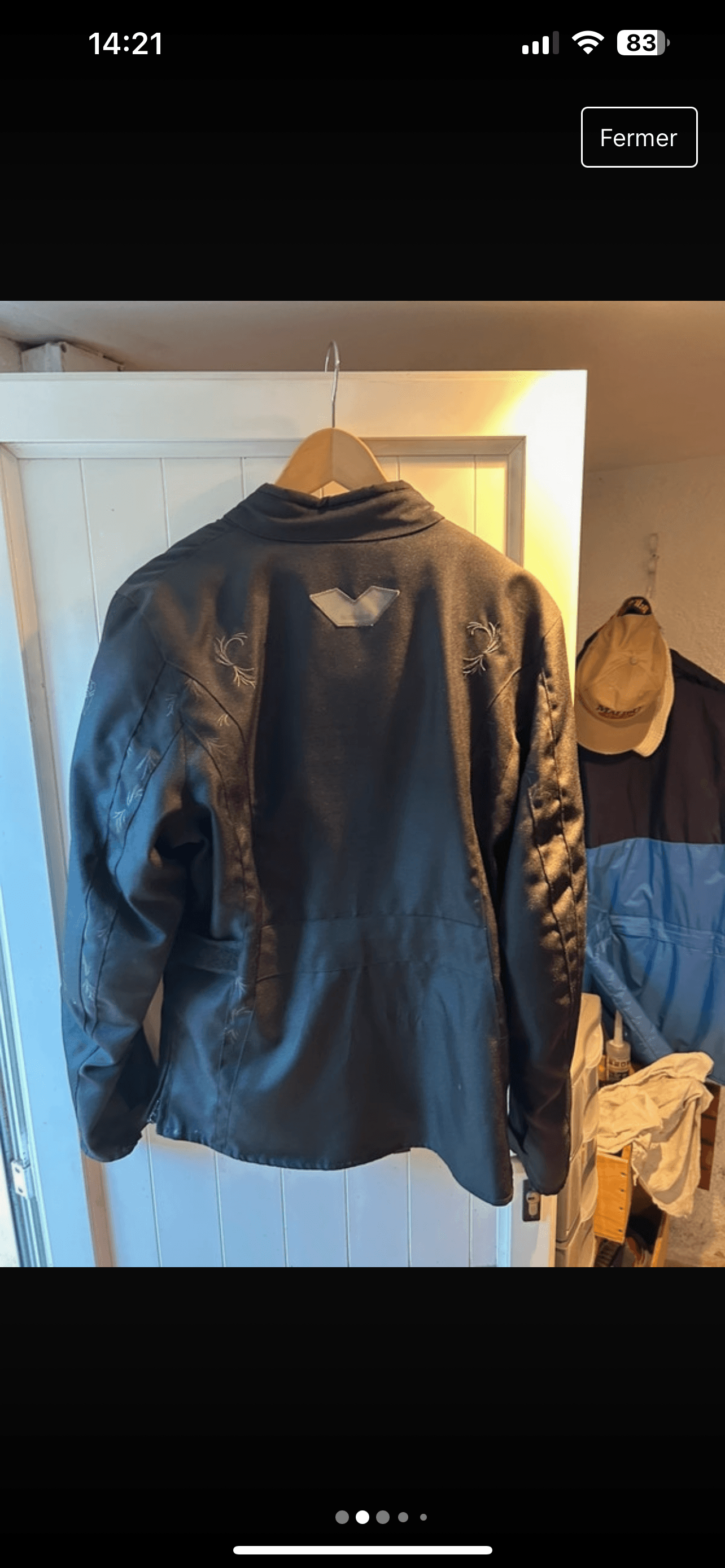 Blouson moto Béring Femme taille 2 — photo 2/3