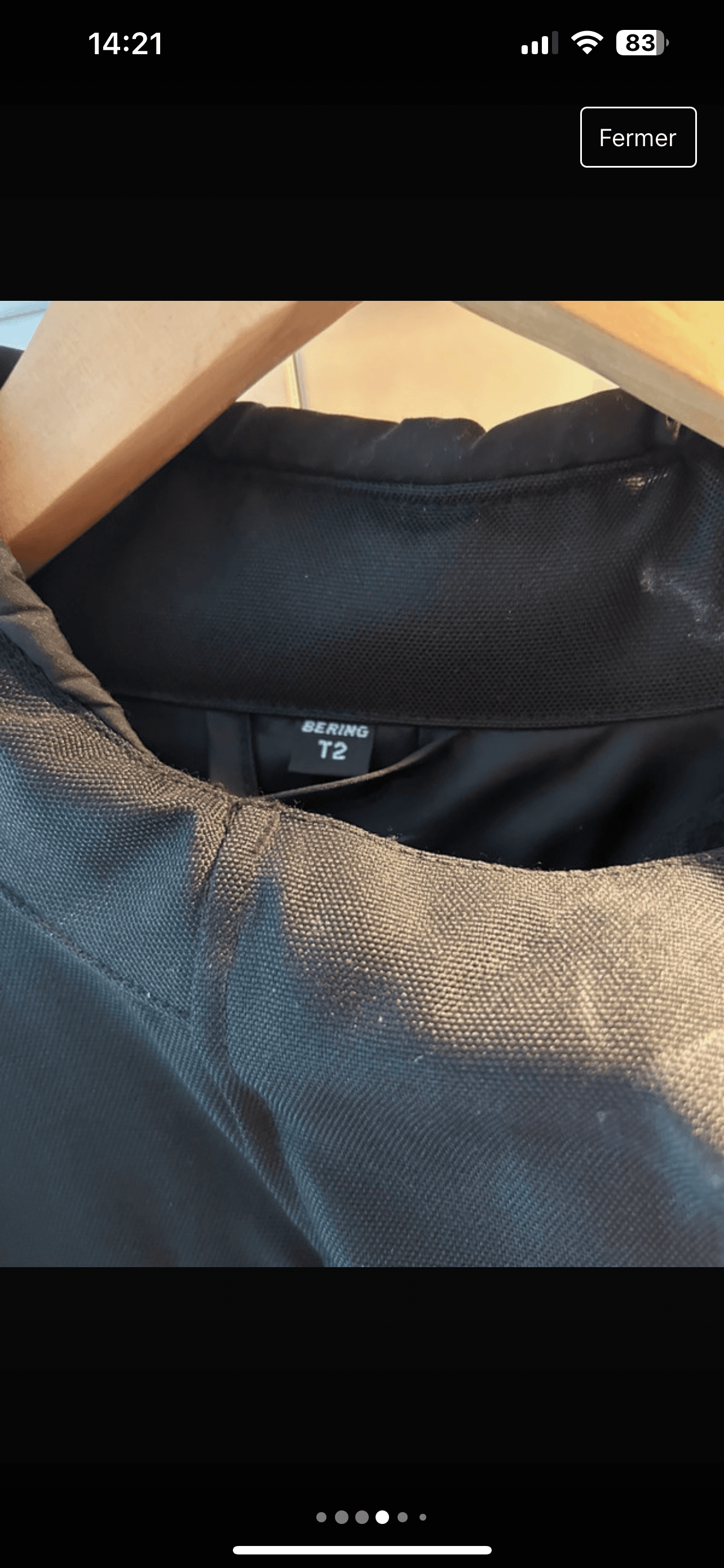 Blouson moto Béring Femme taille 2 — photo 3/3