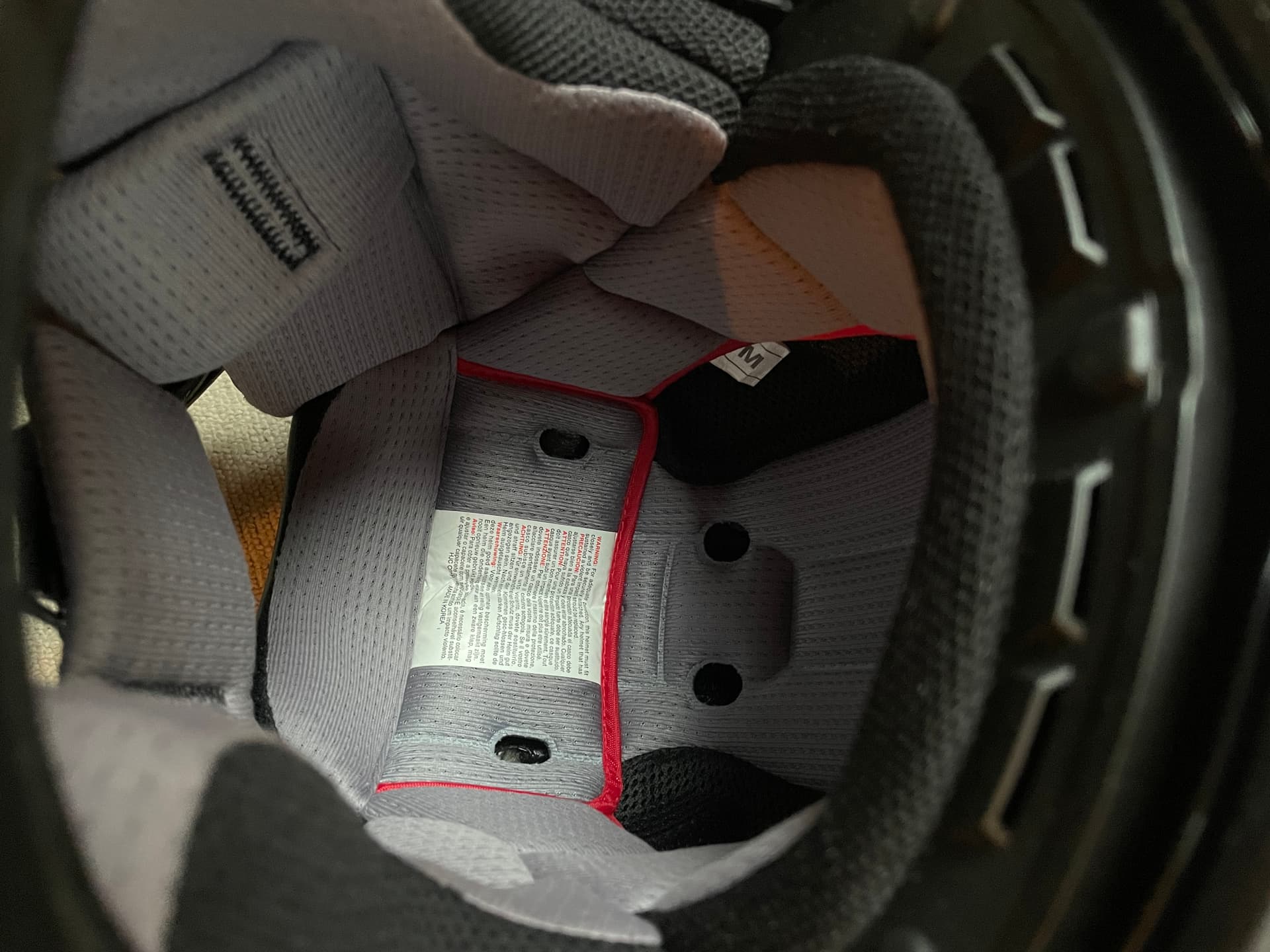 Casque de moto noir HJC — photo 4/5