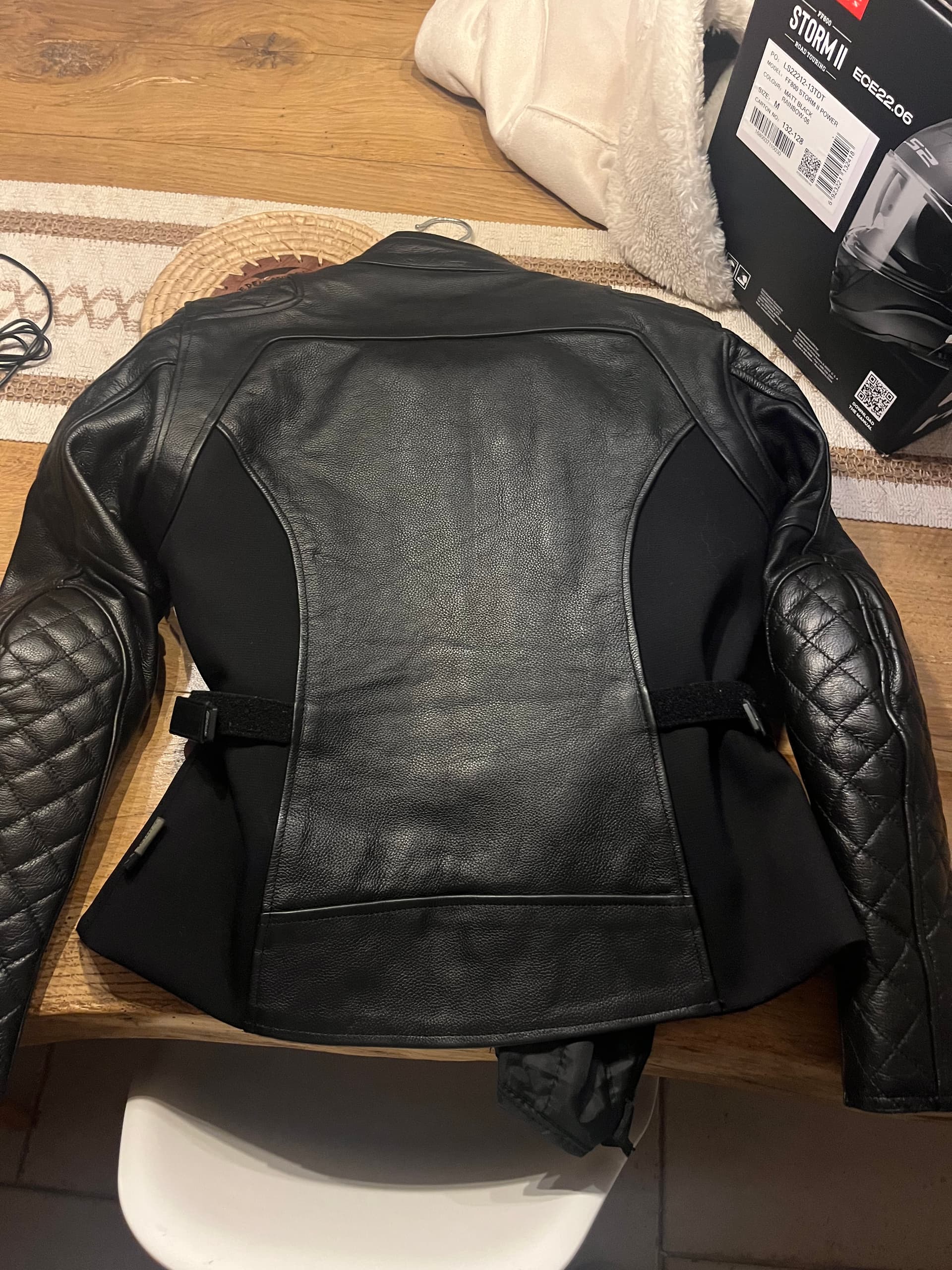 Veste moto cuir DMP — photo 2/3