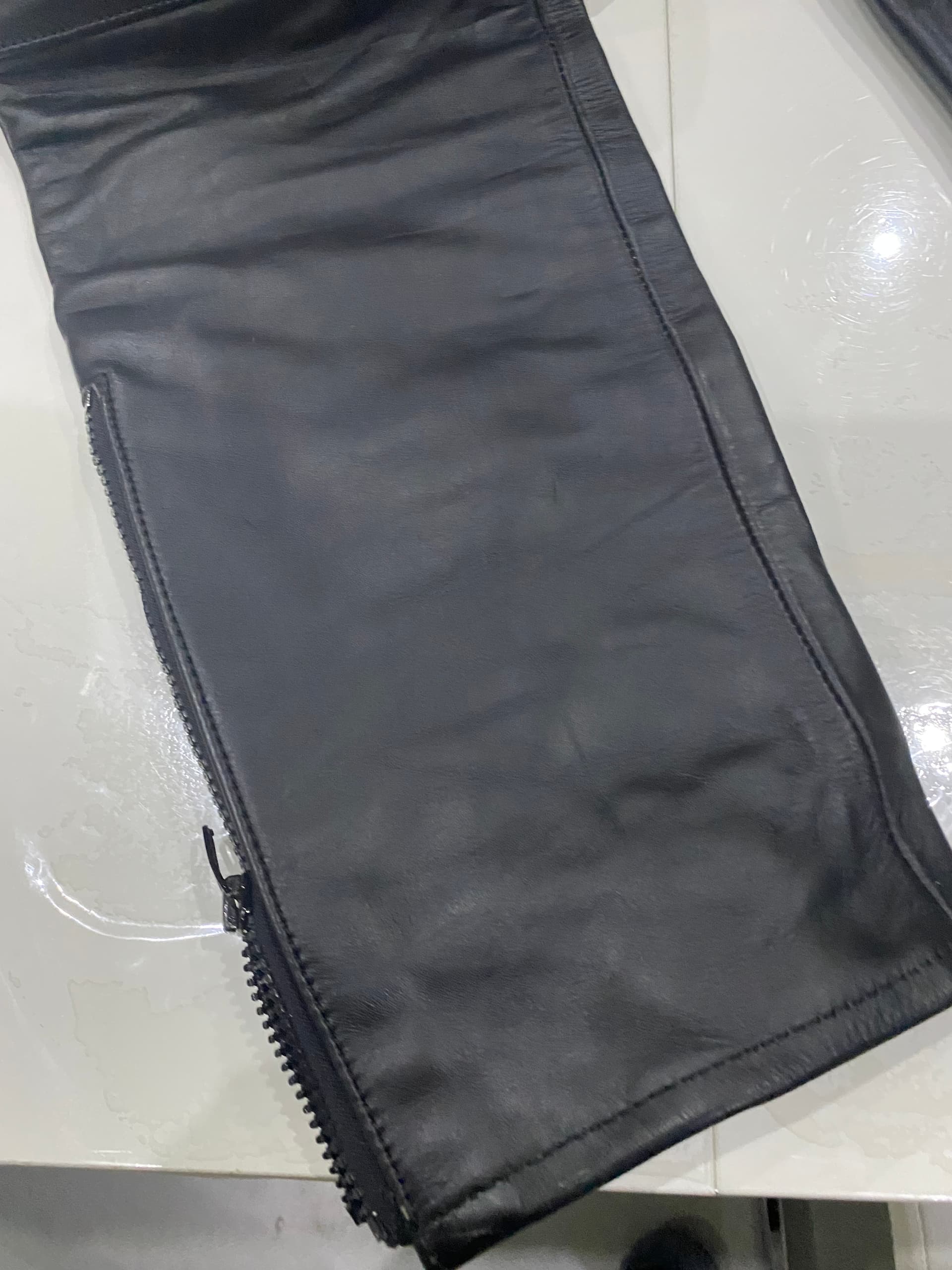 Pantalon cuir hiver