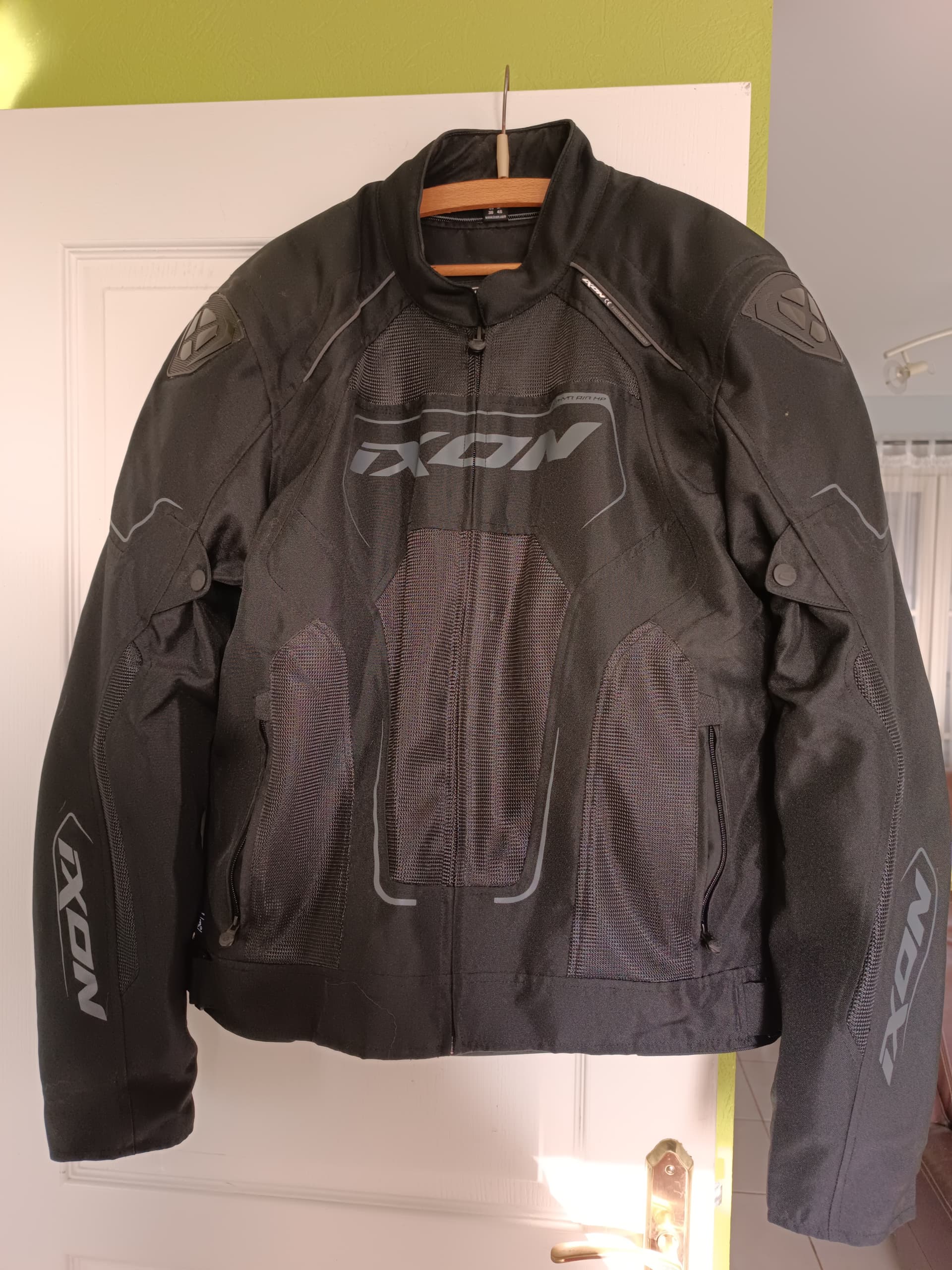 Blouson moto textile noir Ixon XXL