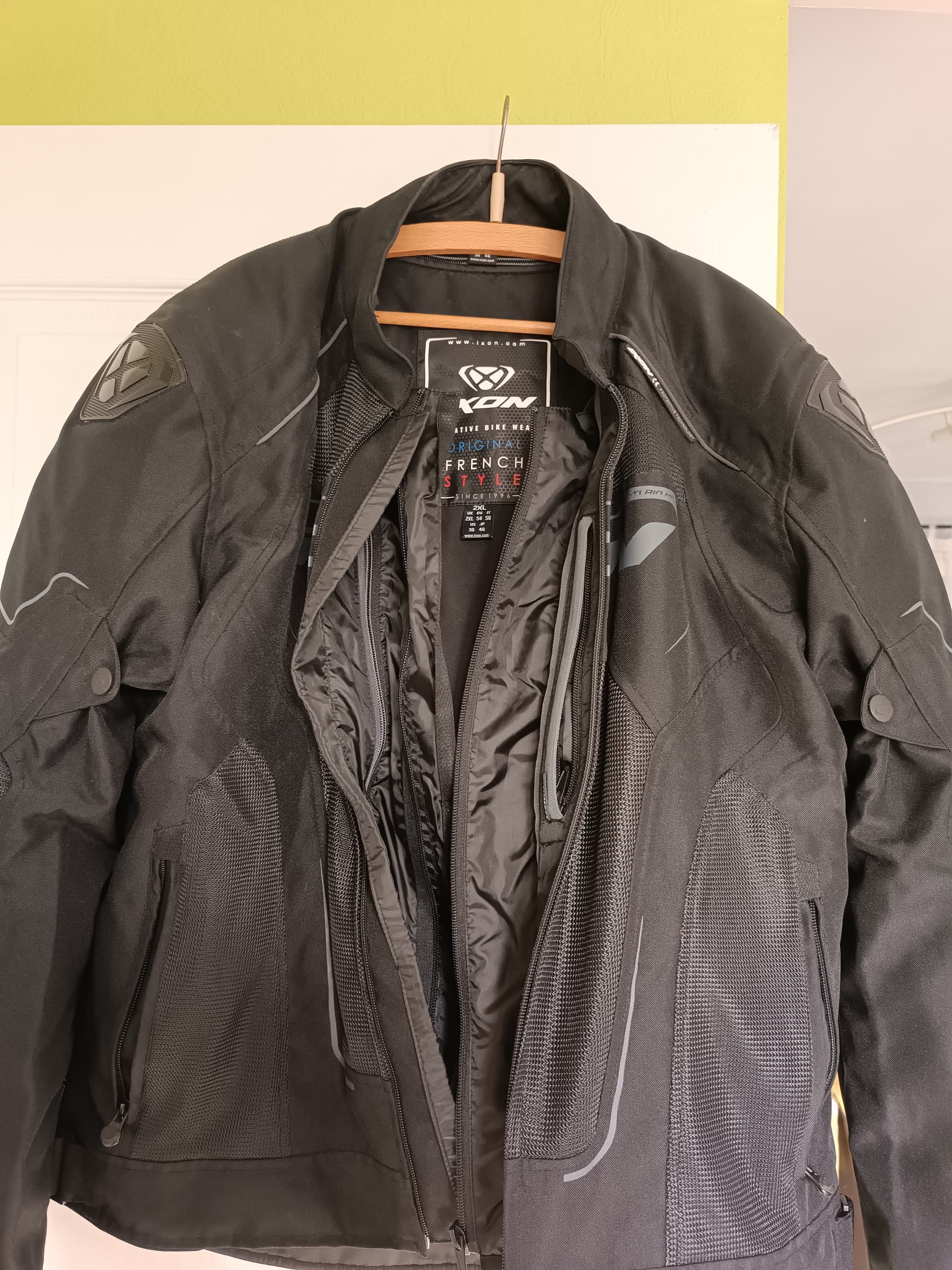 Blouson moto textile noir Ixon XXL — photo 2/4