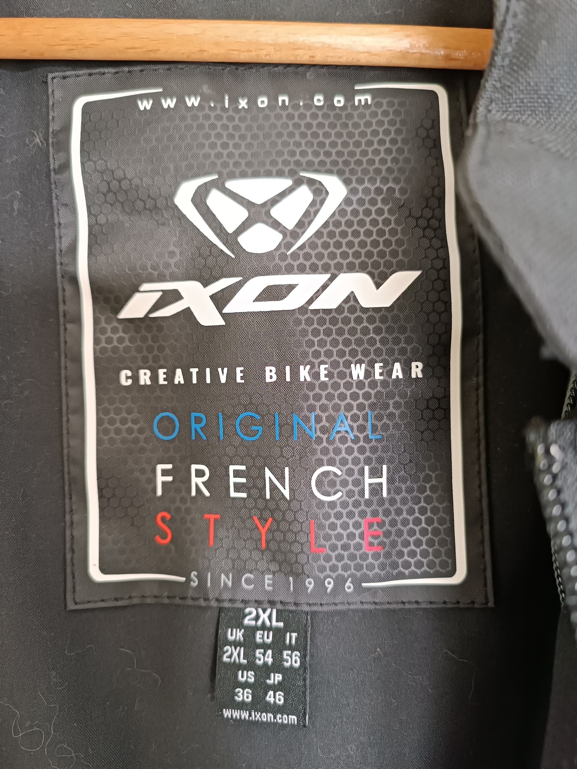 Blouson moto textile noir Ixon XXL — photo 3/4