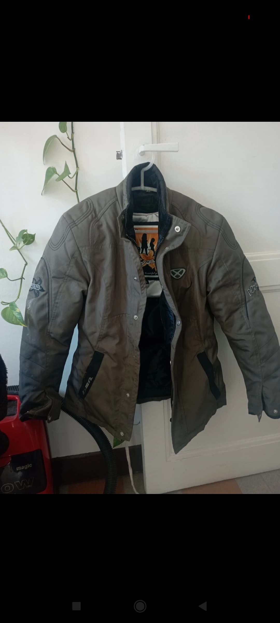 Veste moto hiver