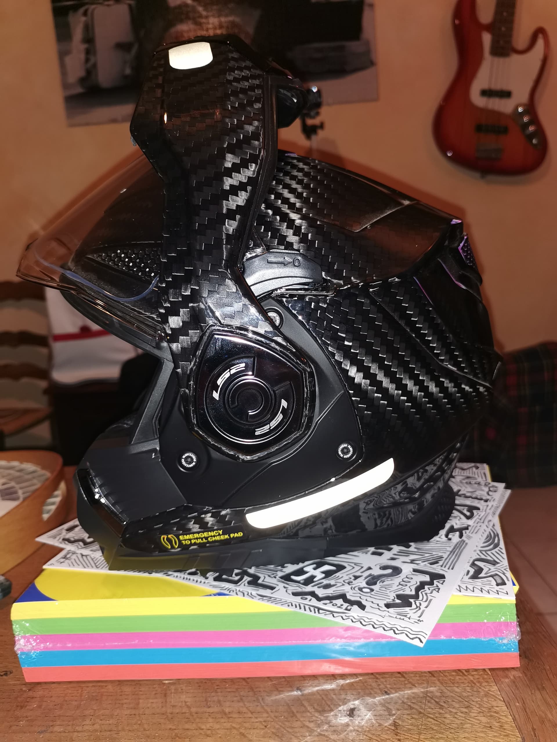 Casque modulable LS2 ADVAN-X Carbon — photo 4/5