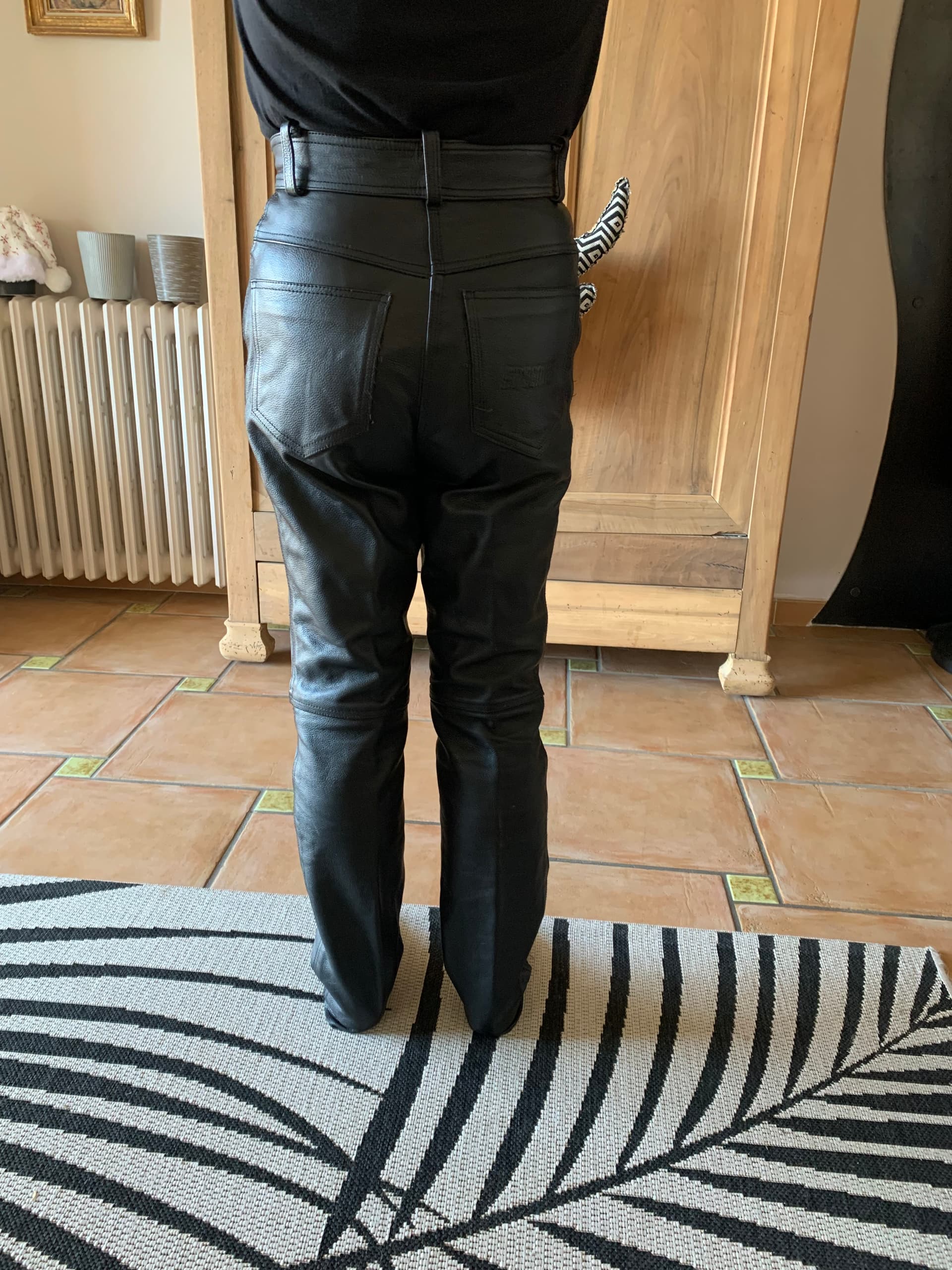 Pantalon cuir femme — photo 1/2