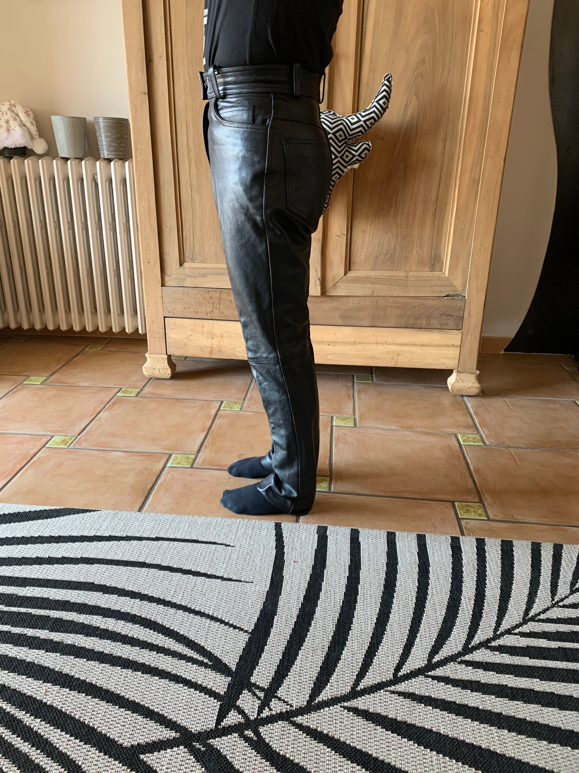 Pantalon cuir femme — photo 2/2