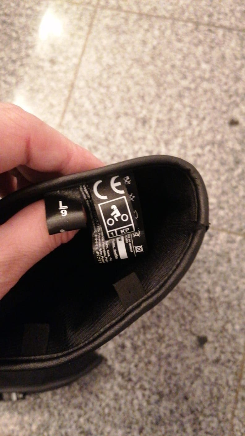 Gants de moto Racer noirs - L/9 — photo 2/3