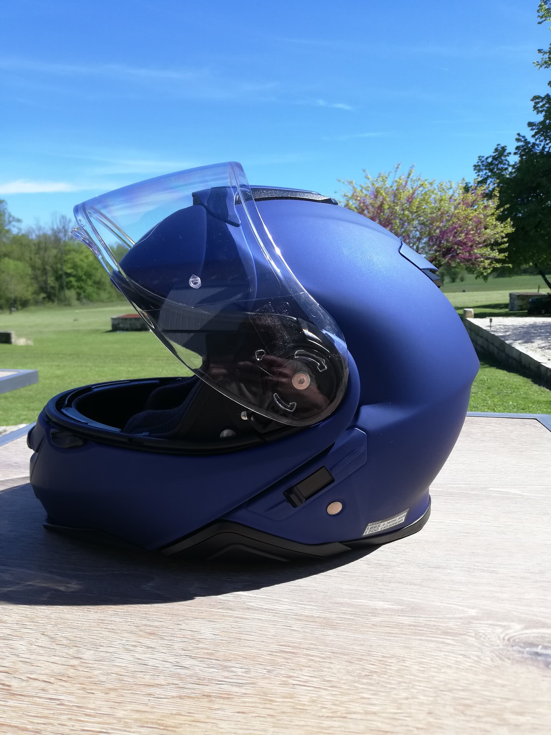 Casque modulable SHOEI NEOTEC II Blue — photo 1/5