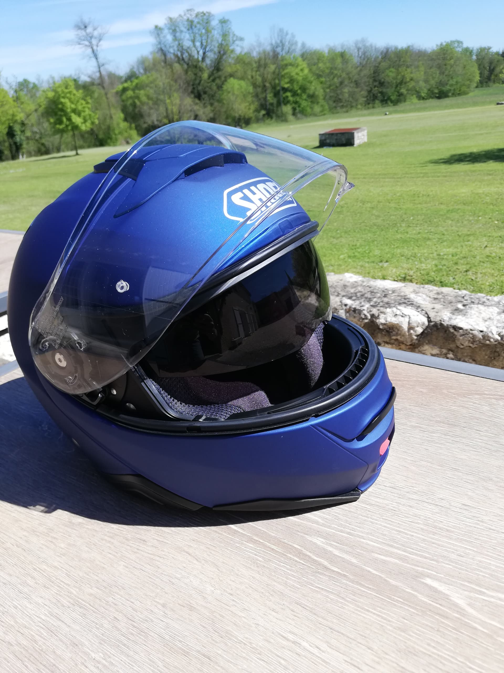 Casque modulable SHOEI NEOTEC II Blue — photo 2/5