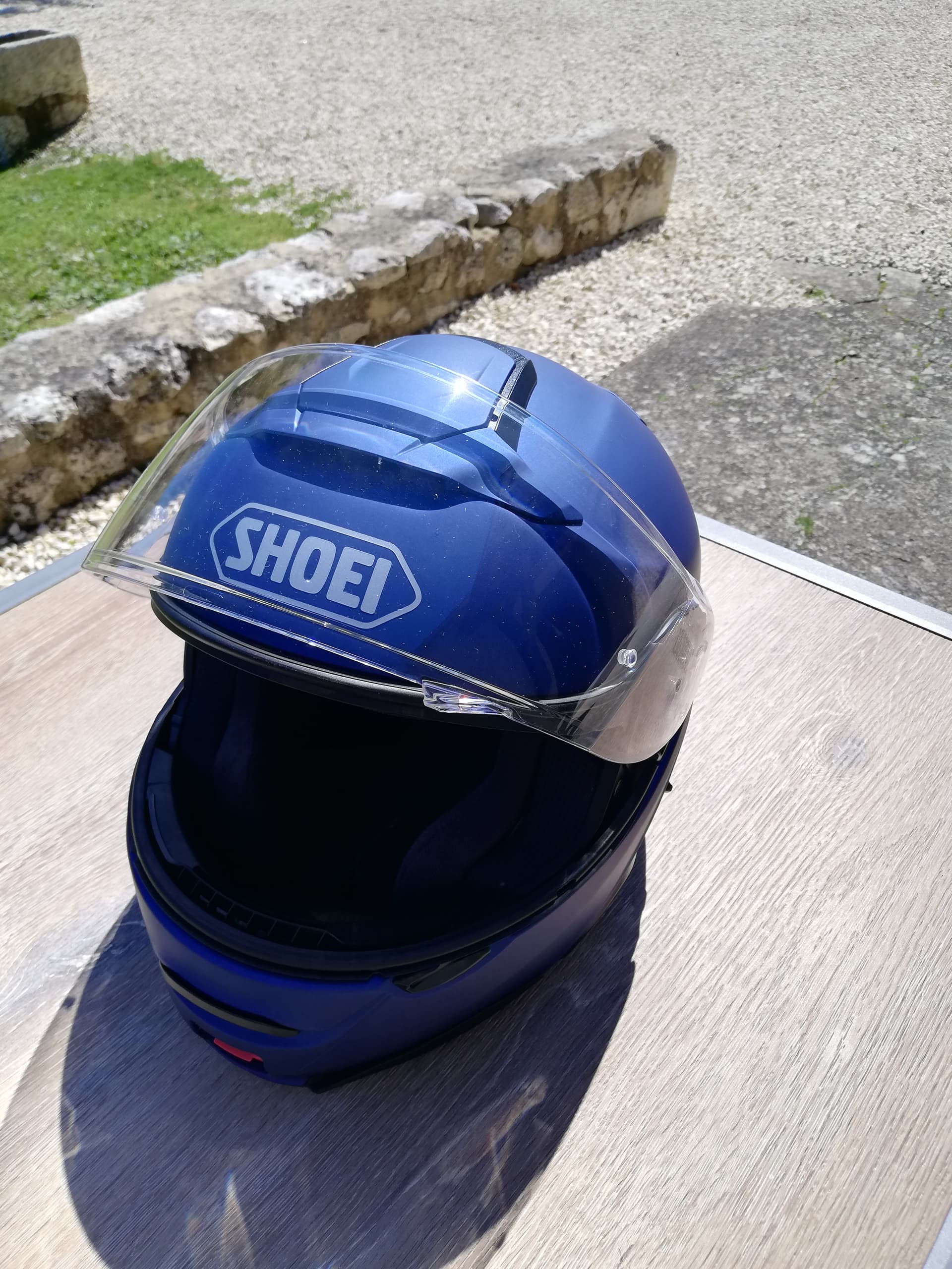 Casque modulable SHOEI NEOTEC II Blue — photo 4/5