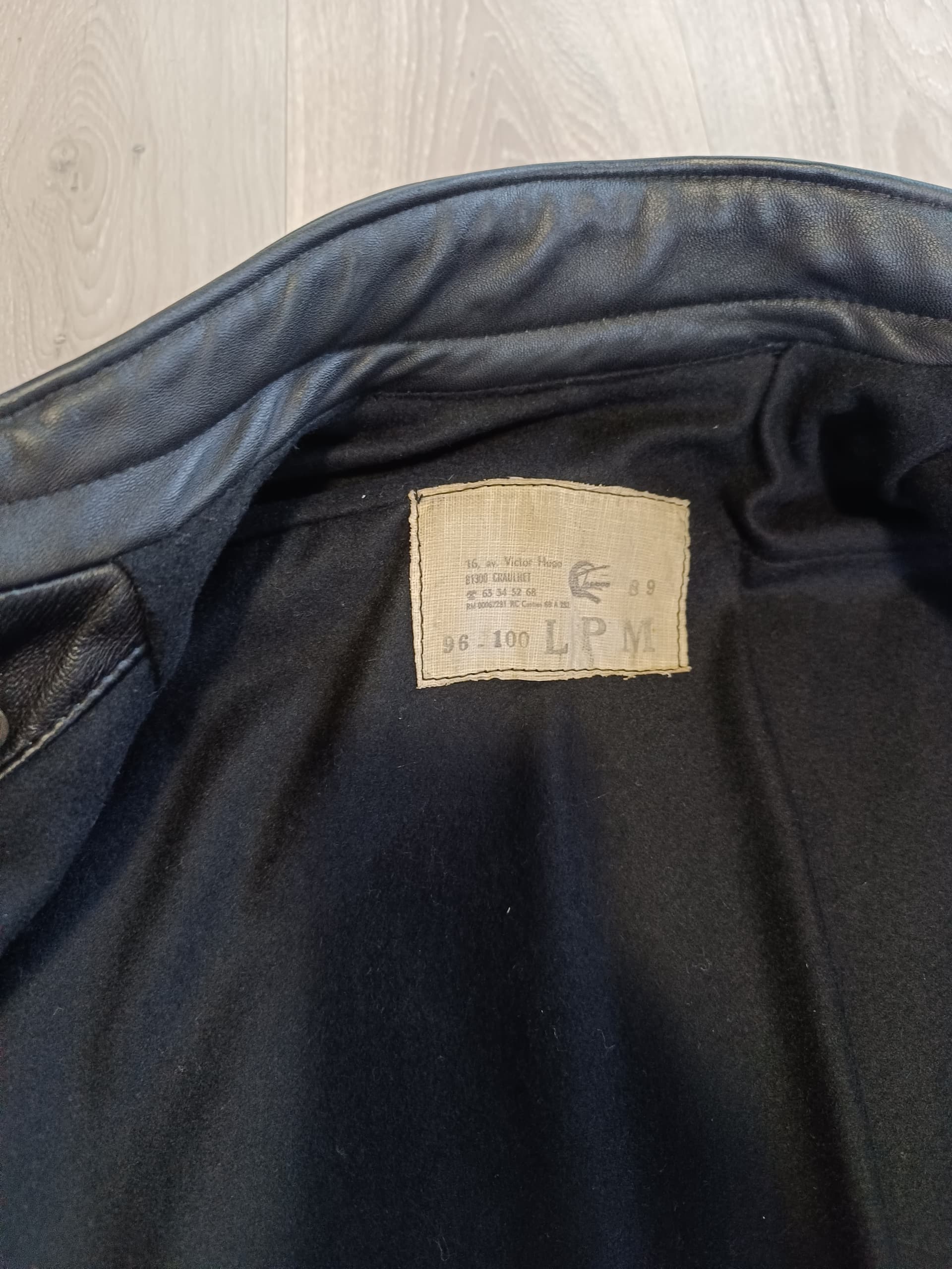 Manteau cuir vintage — photo 3/4