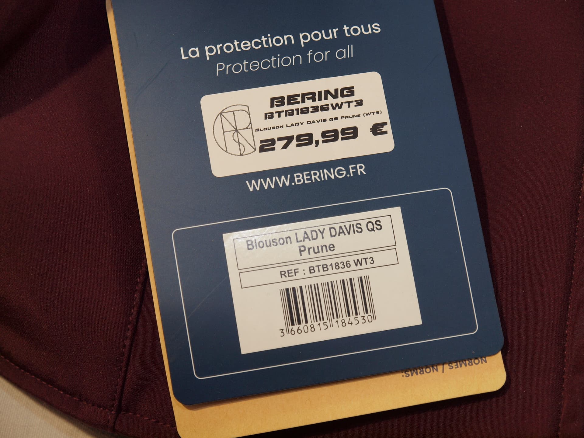 neuf blouson lady davis taille 3/L — photo 3/4