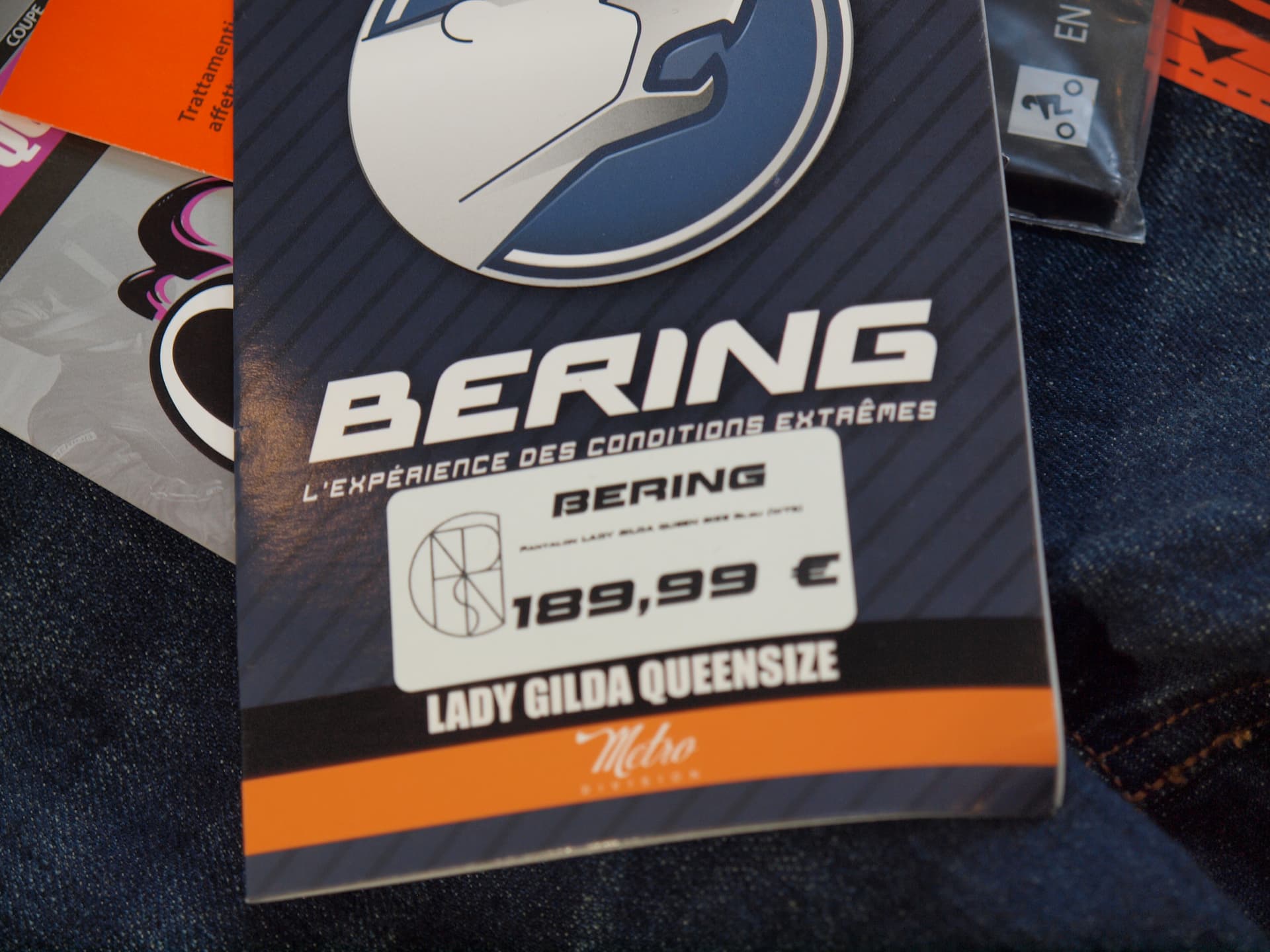 neuf jean bering lady gilda queen size taille 44-46 — photo 3/4