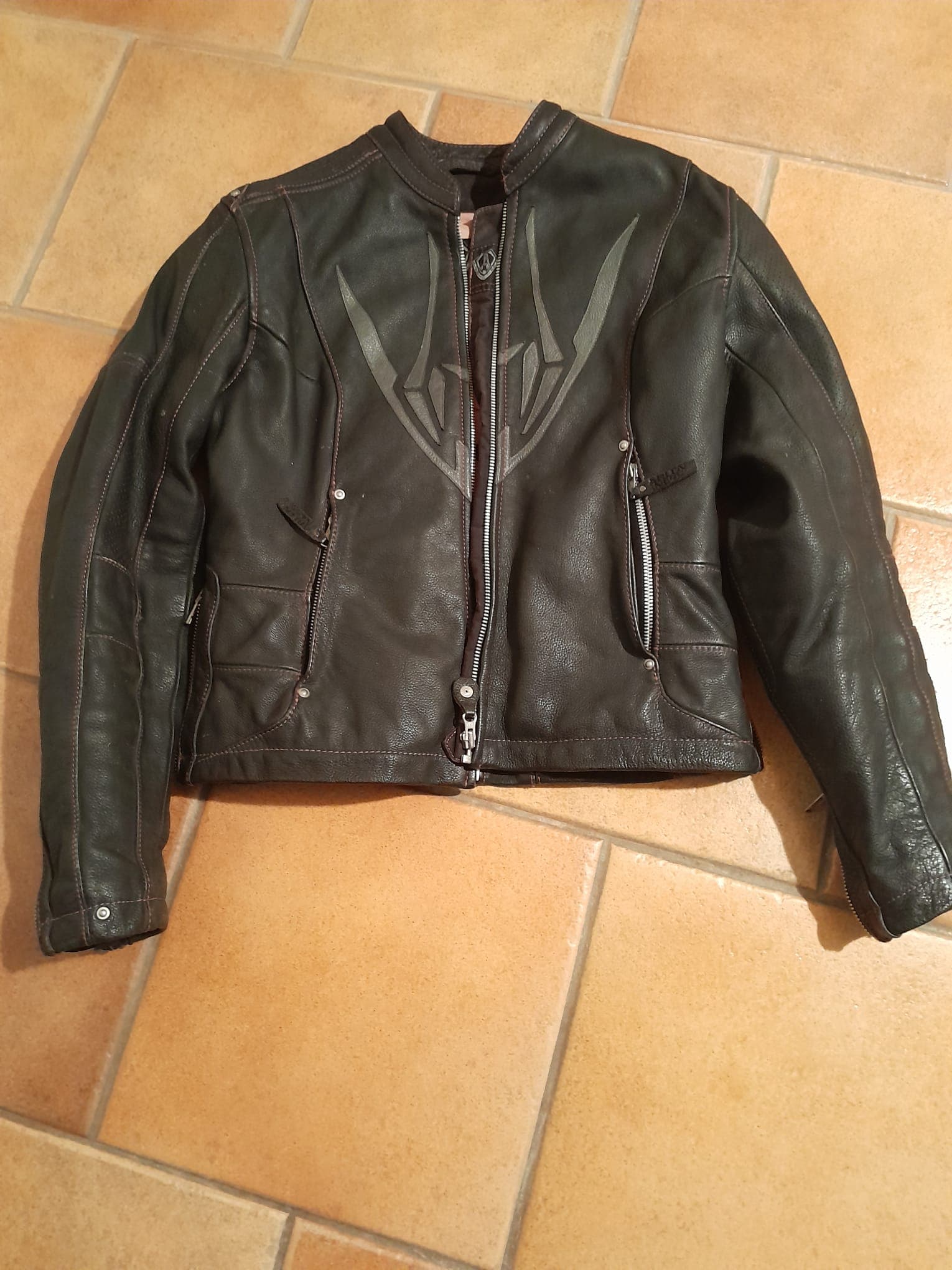 BLOUSON CUIR FEMME