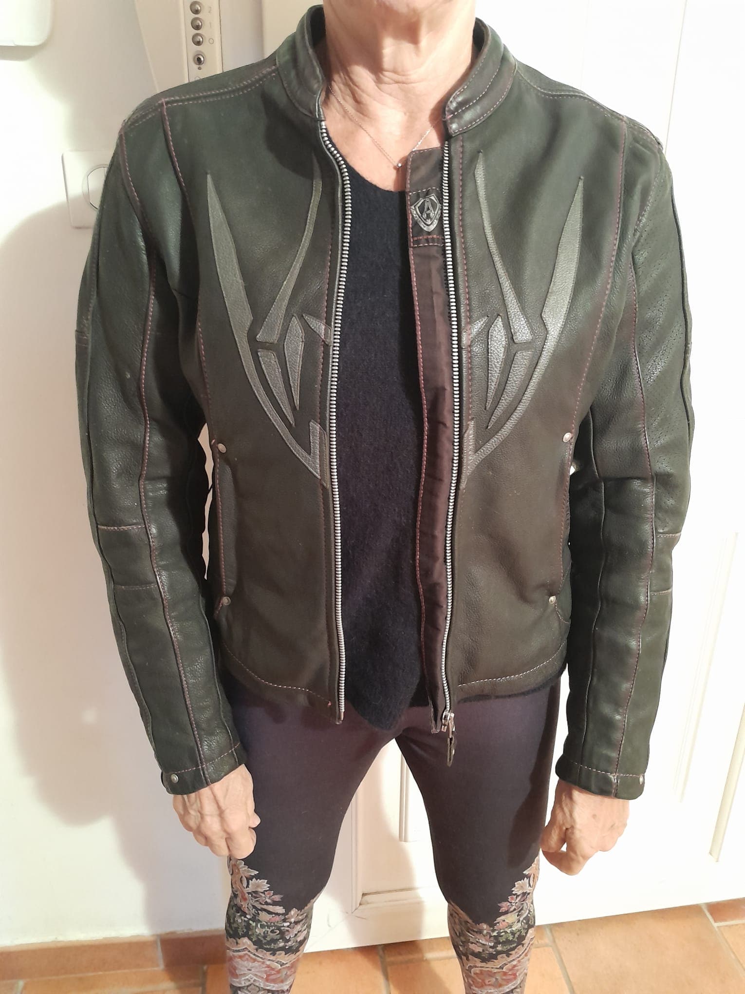 BLOUSON CUIR FEMME — photo 6/9