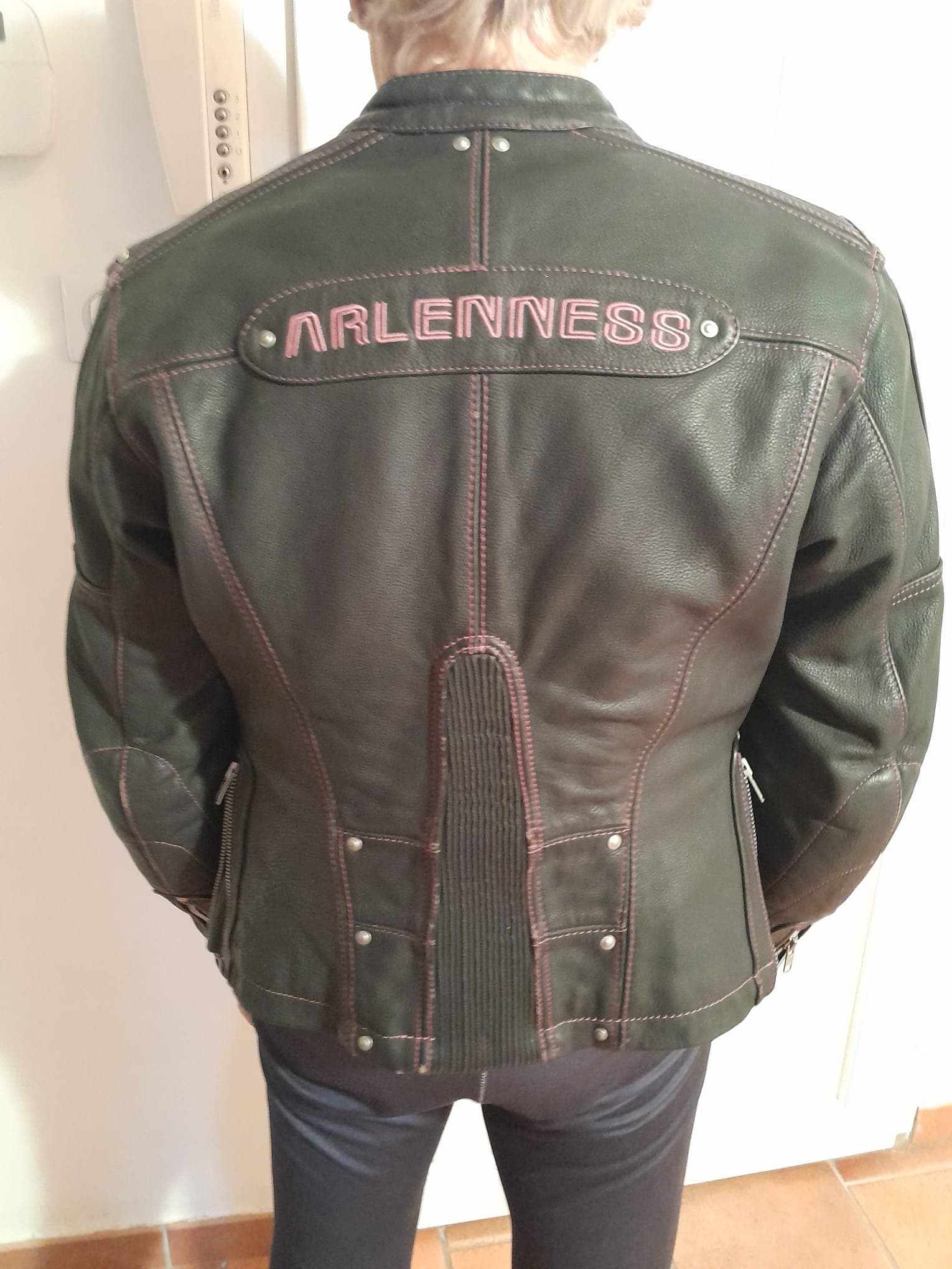 BLOUSON CUIR FEMME — photo 8/9